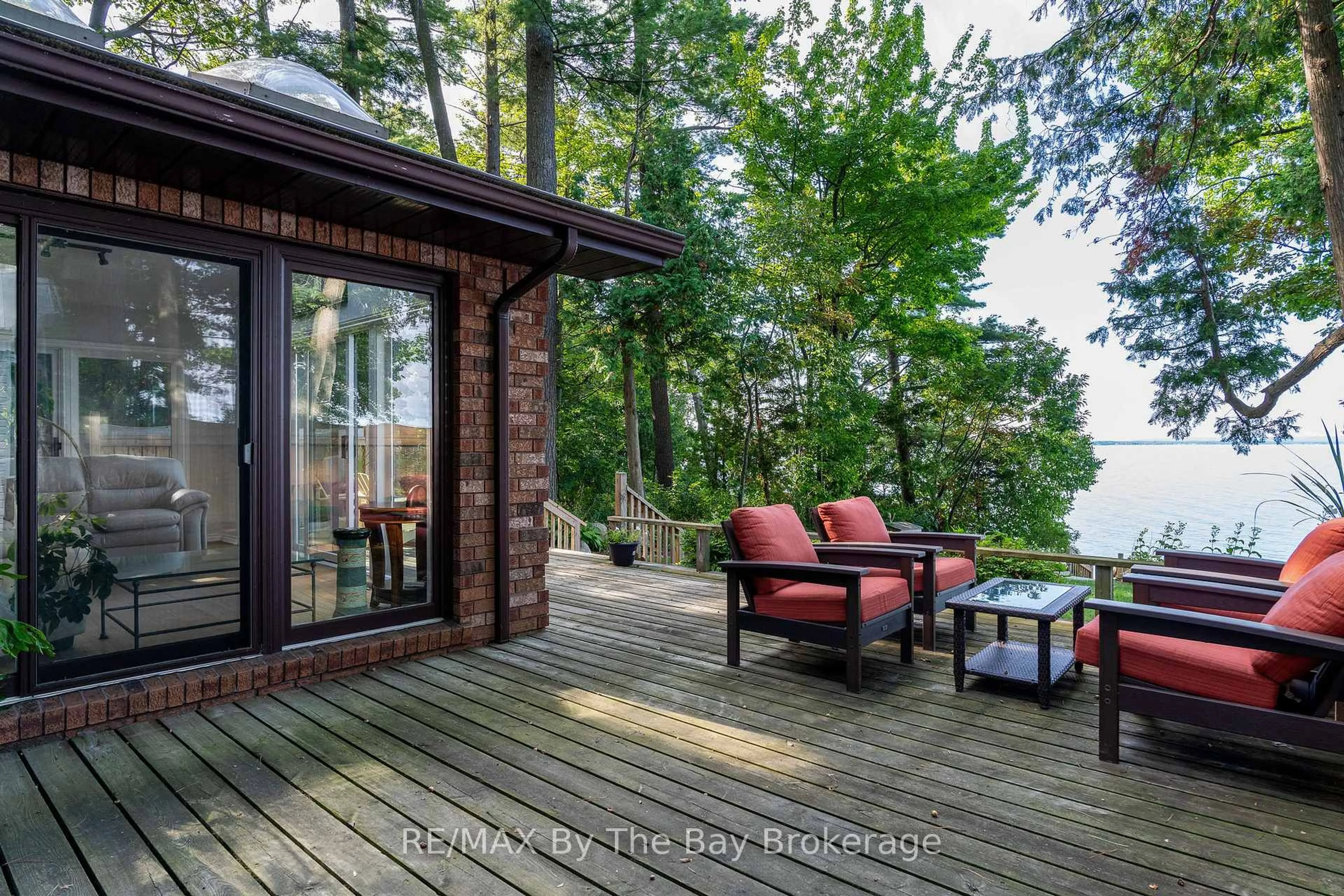 Patio, water/lake/river/ocean view for 38 Willow Dr, Tiny Ontario L0L 1P1