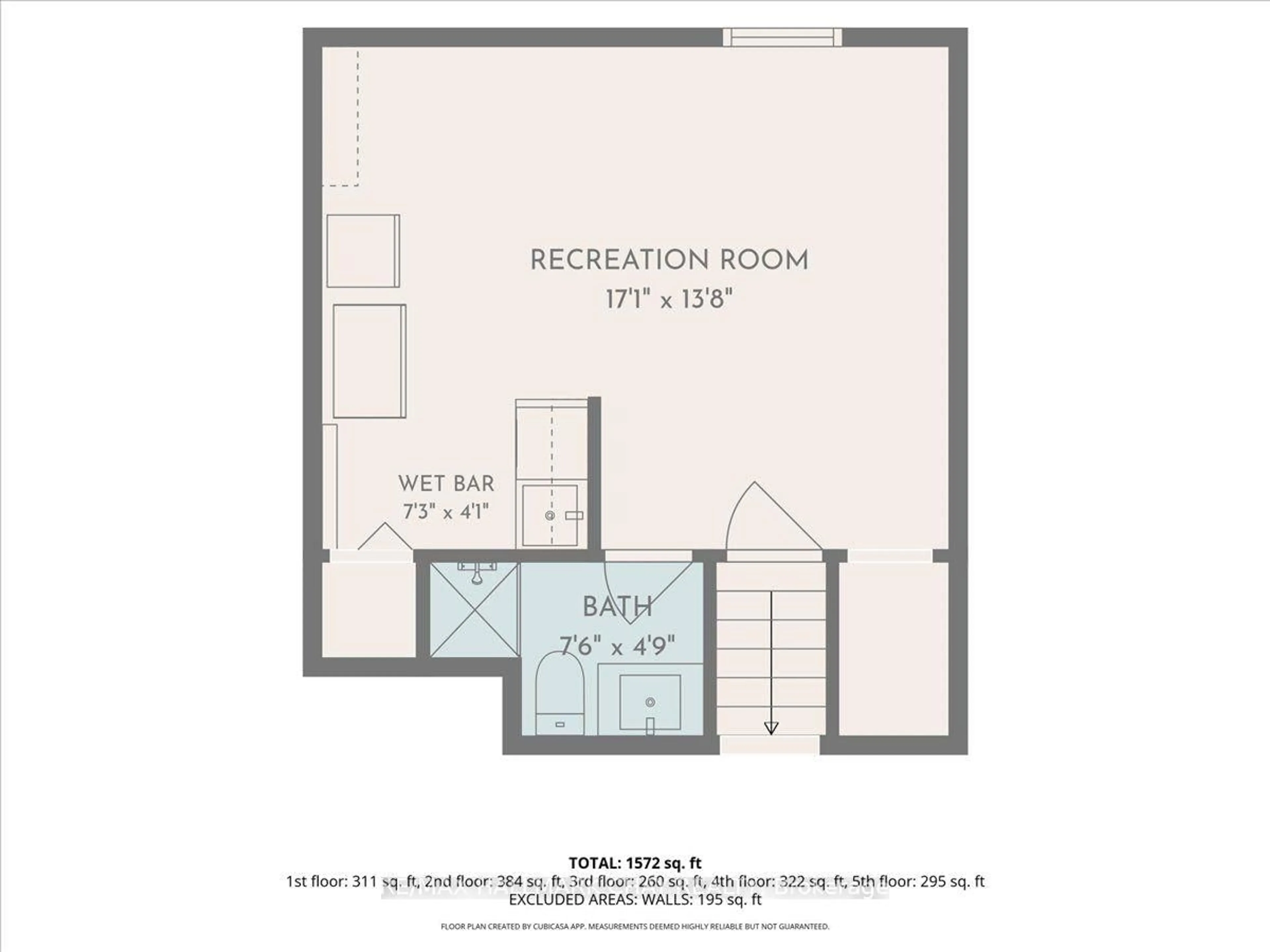 Floor plan for 34-360 Blake St, Barrie Ontario L4M 1L3