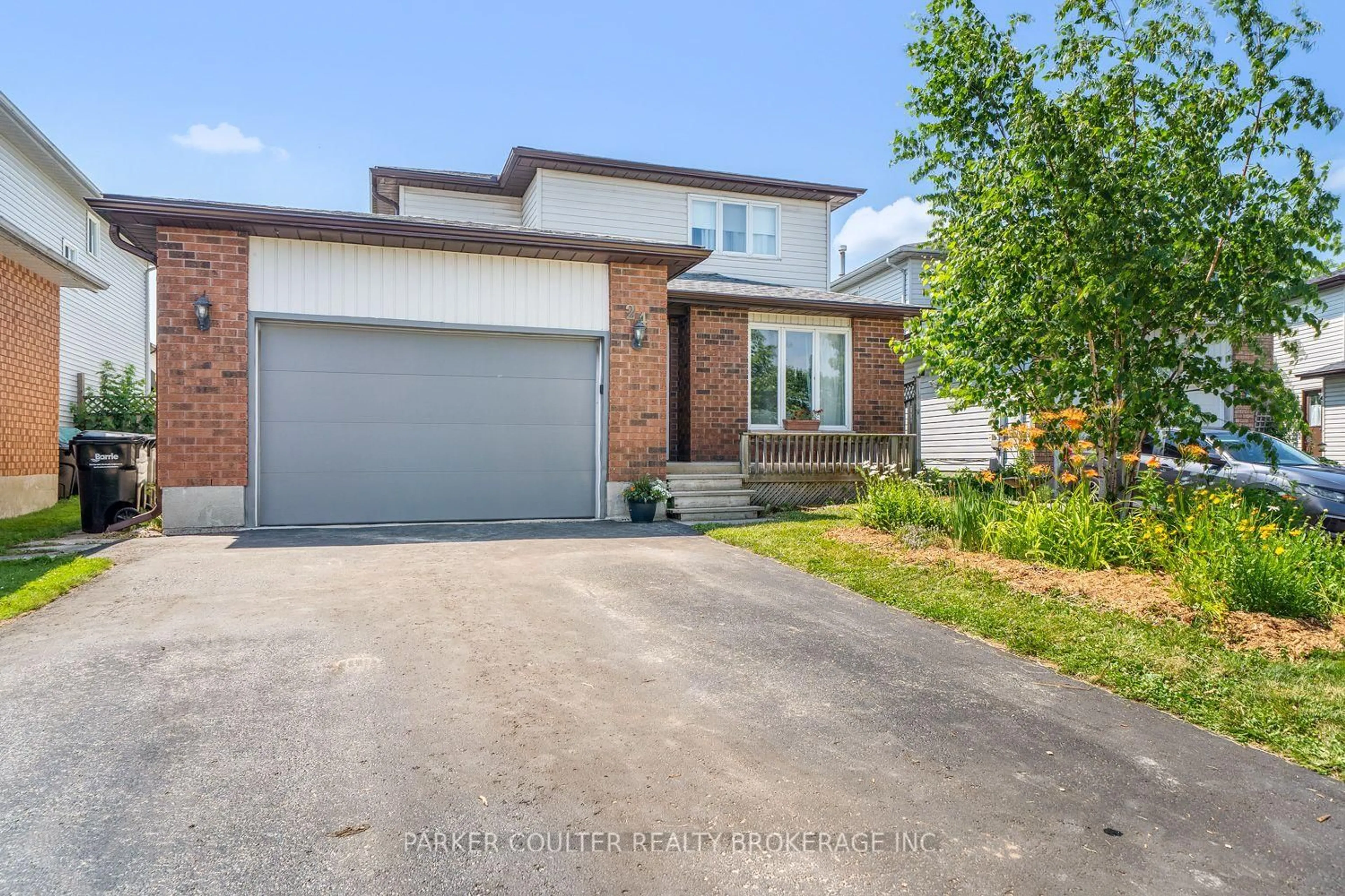 Home with brick exterior material, street for 24 Hopkins Rd, Barrie Ontario L4M 5X6