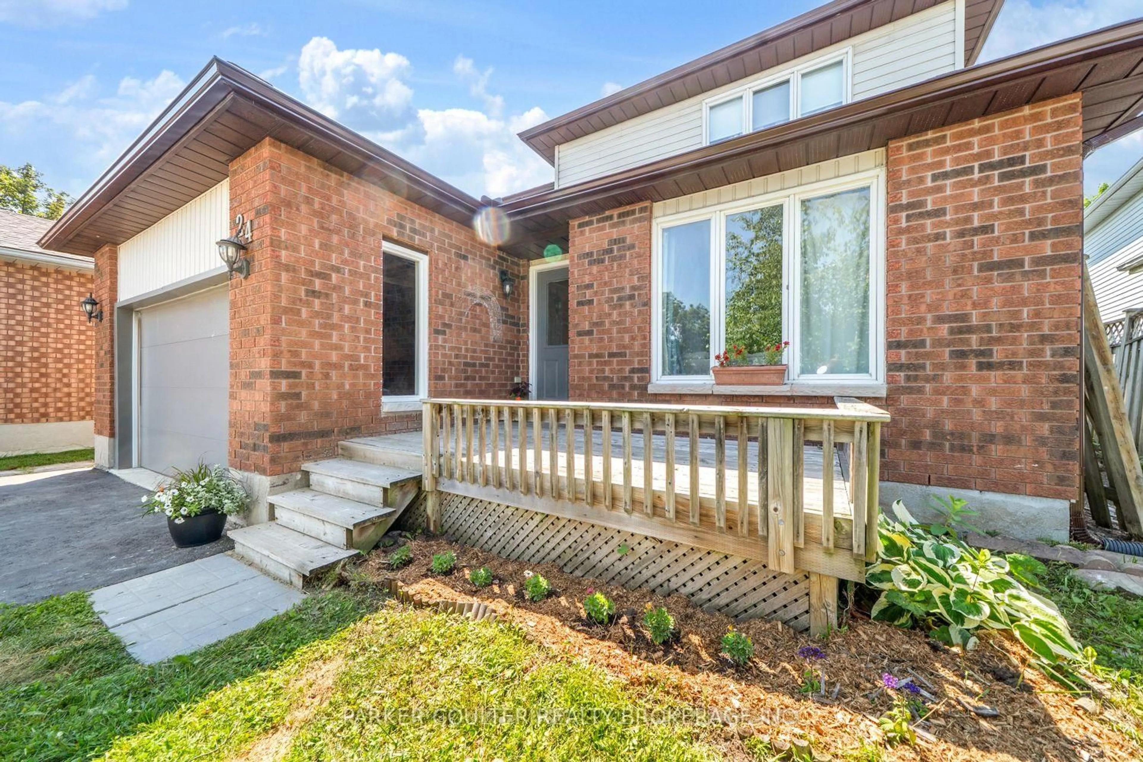 Home with brick exterior material, street for 24 Hopkins Rd, Barrie Ontario L4M 5X6