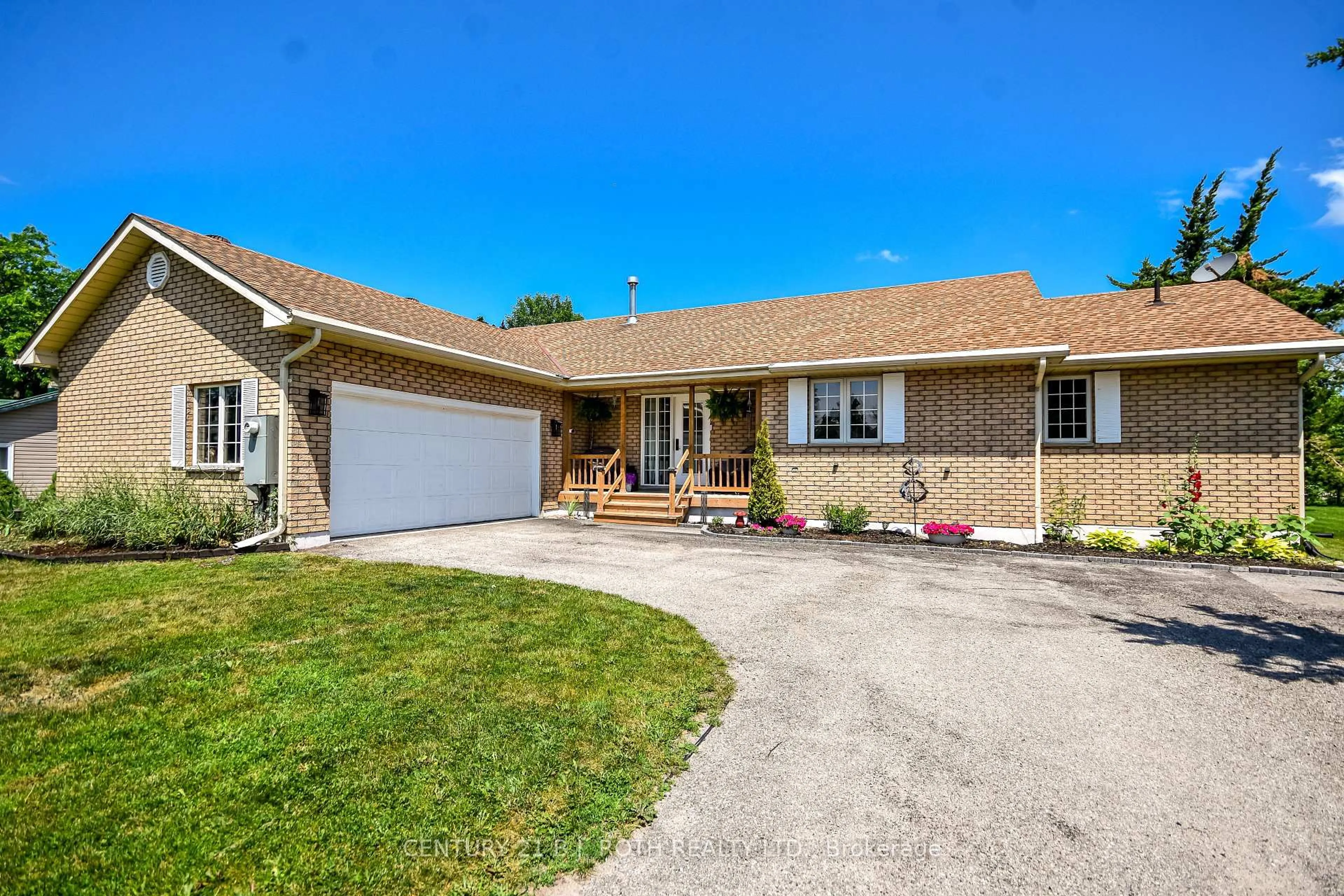 Home with vinyl exterior material, street for 141 Bayshore Dr, Ramara Ontario L0K 1B0