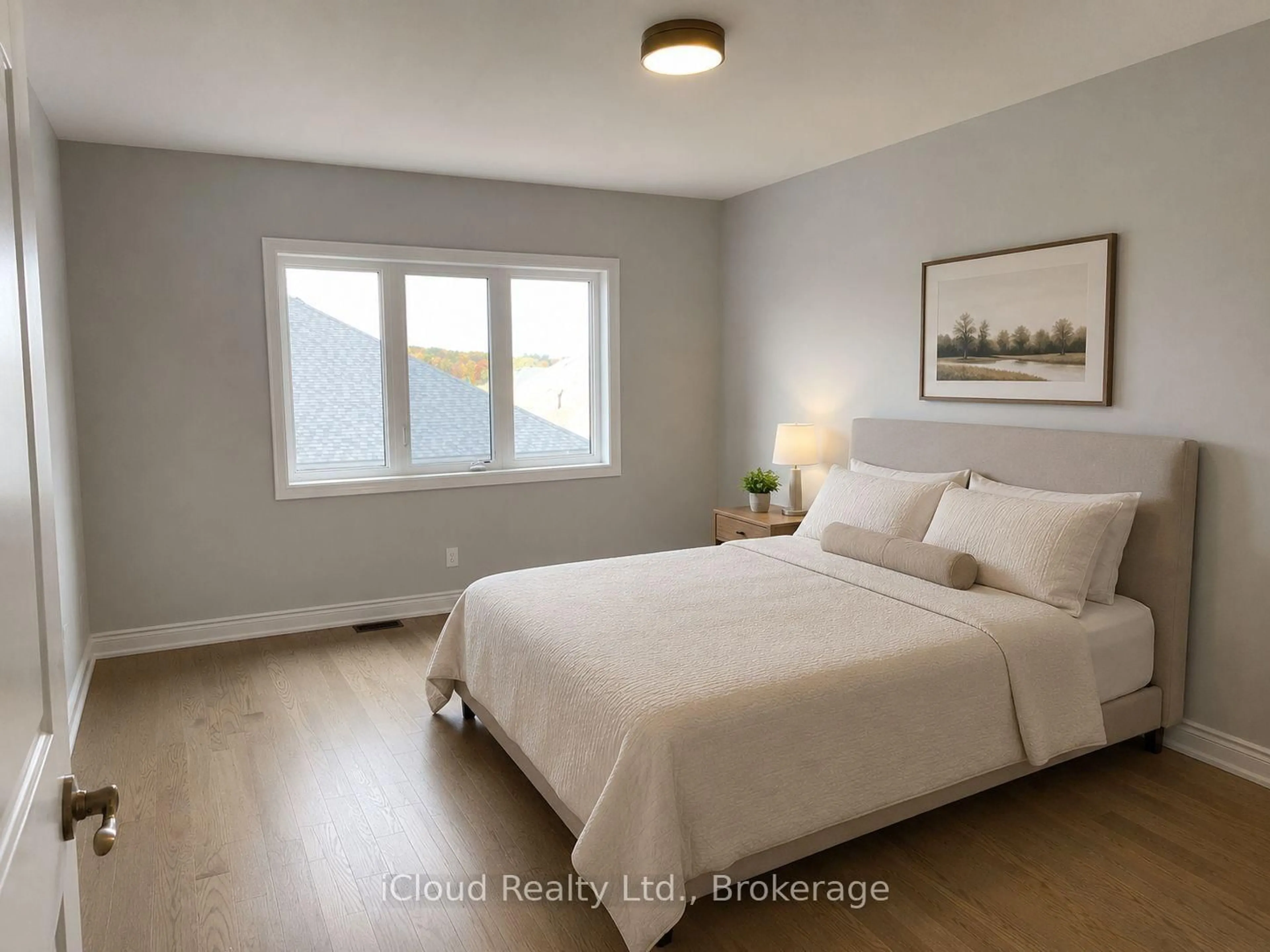 Bedroom with bed, unknown for 100 Bearberry Rd, Springwater Ontario L9X 2C9