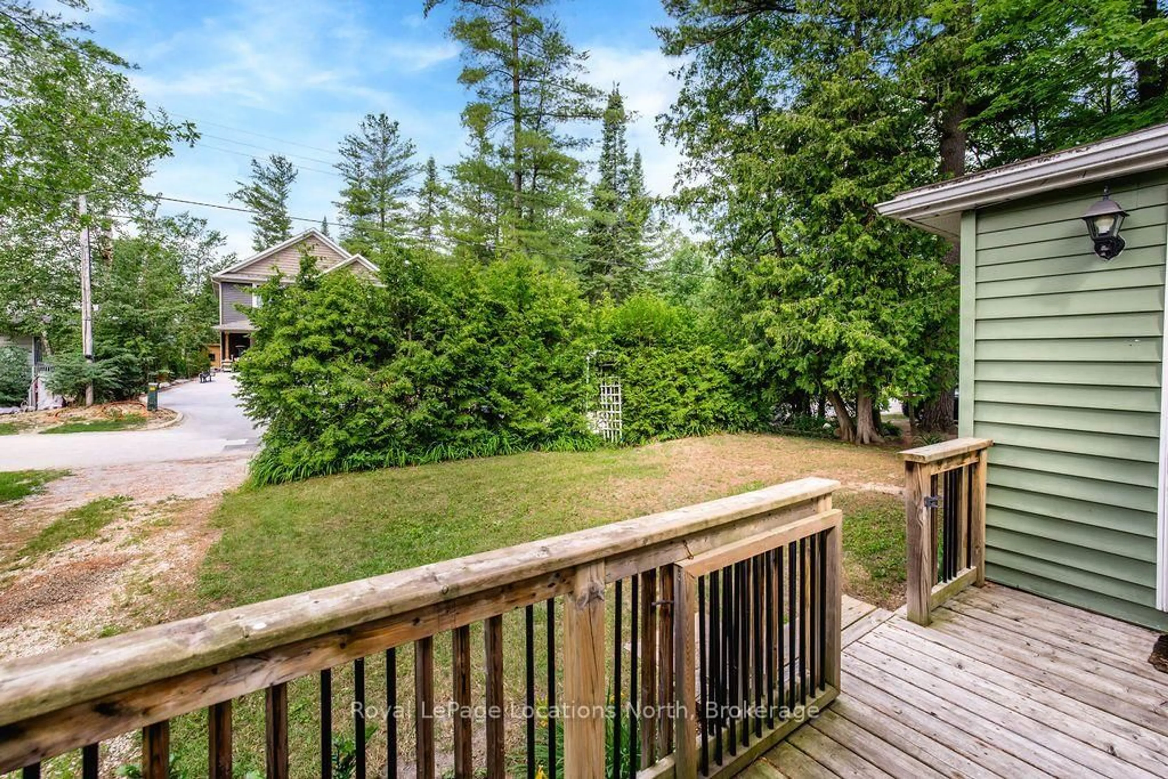 Patio, forest/trees view for 55 47th St, Wasaga Beach Ontario L9Z 1Y5