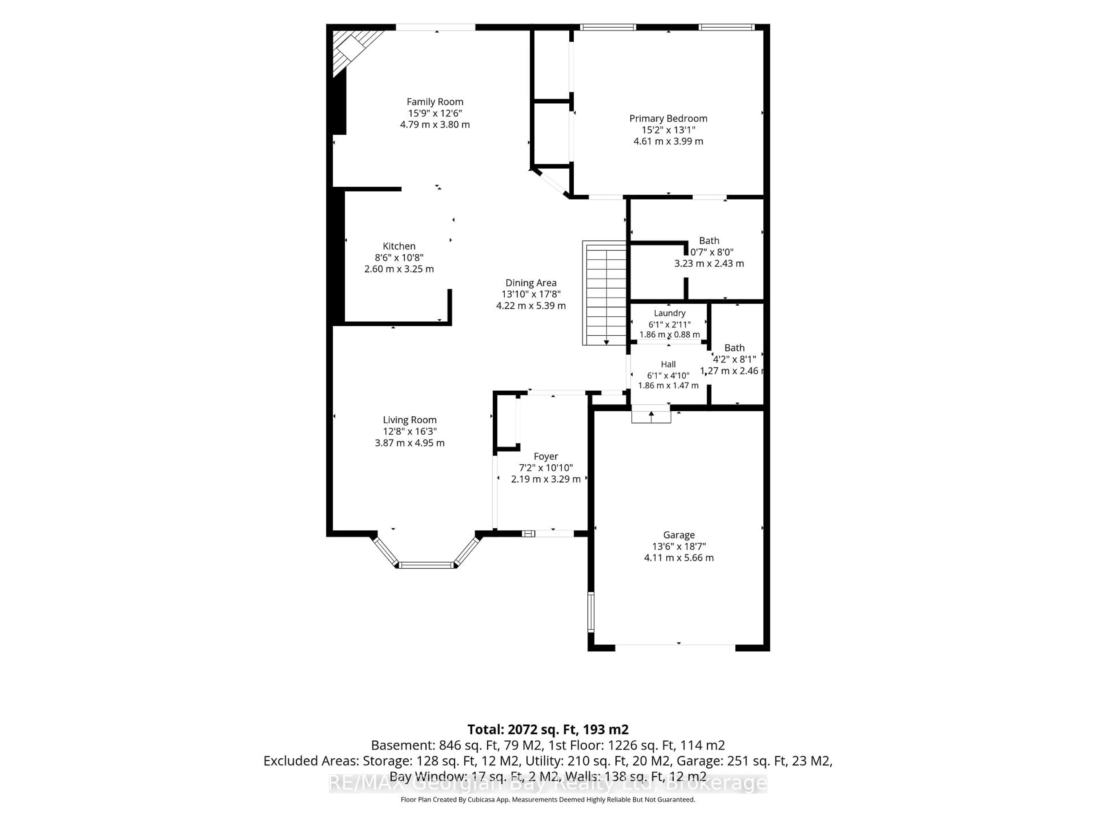 Floor plan for 90 Burke St #13, Penetanguishene Ontario L9M 2H2