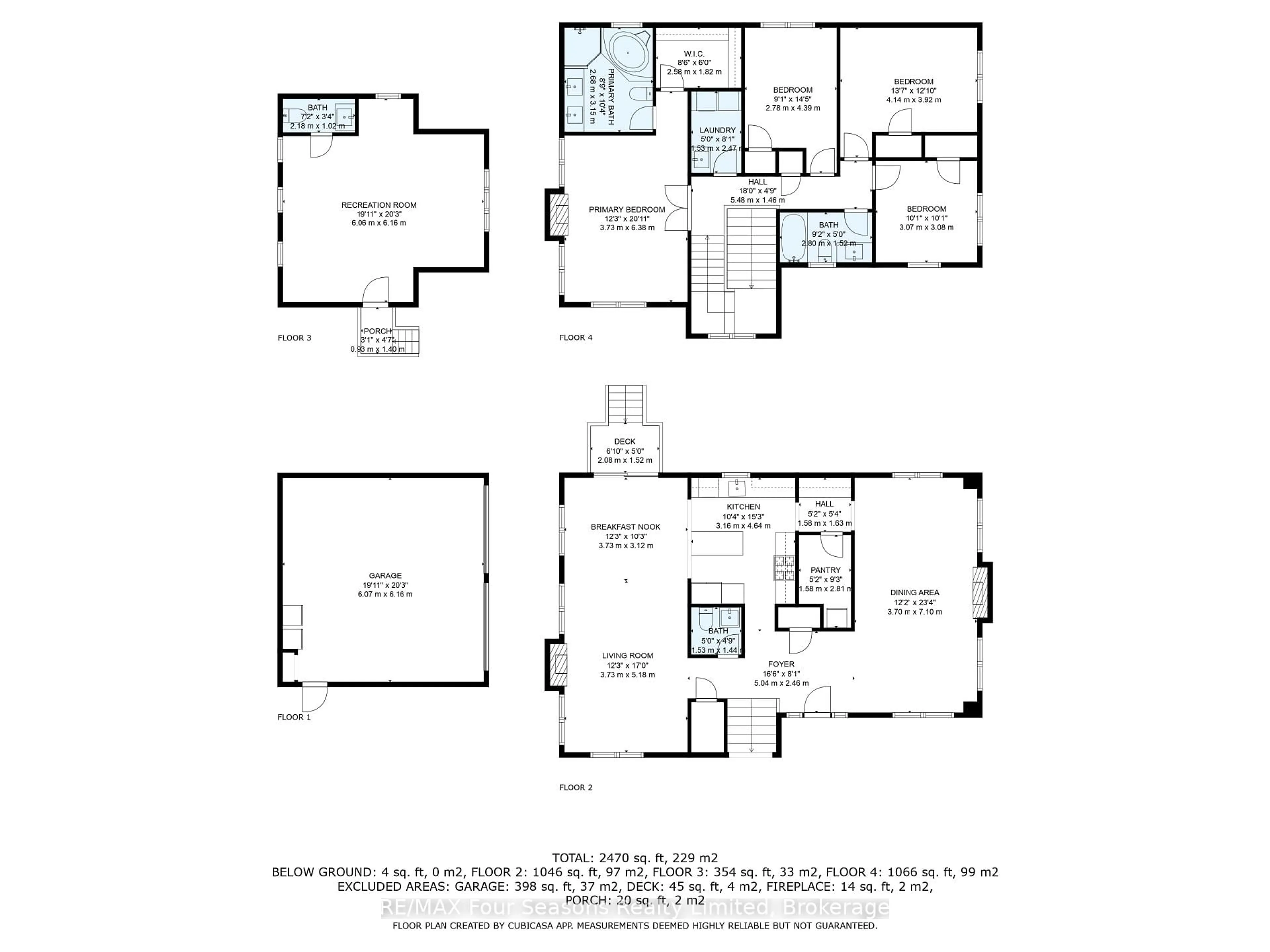 Floor plan for 46 Francis St, Clearview Ontario L0M 1G0