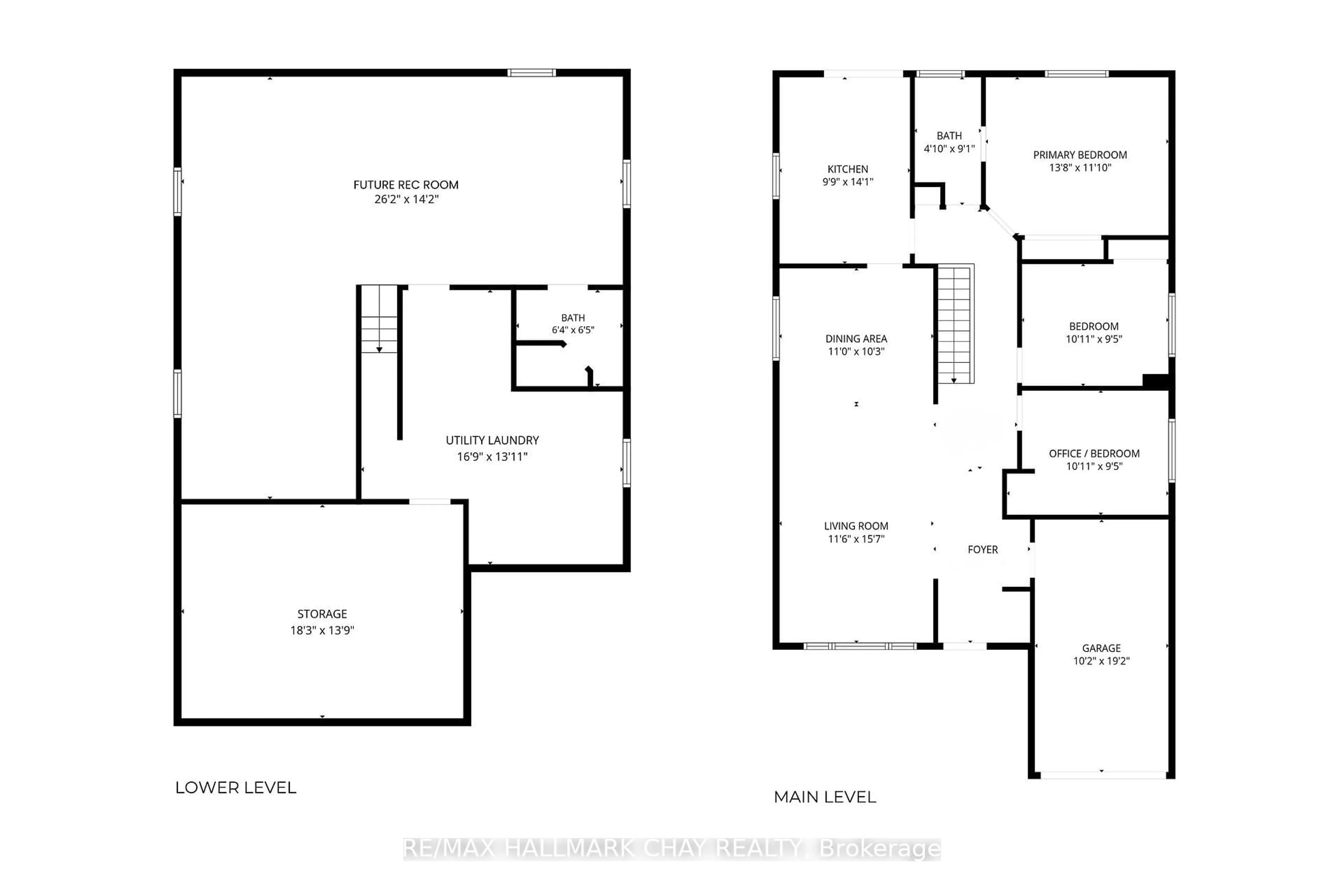 Floor plan for 17 Benjamin Lane, Barrie Ontario L4N 0S3