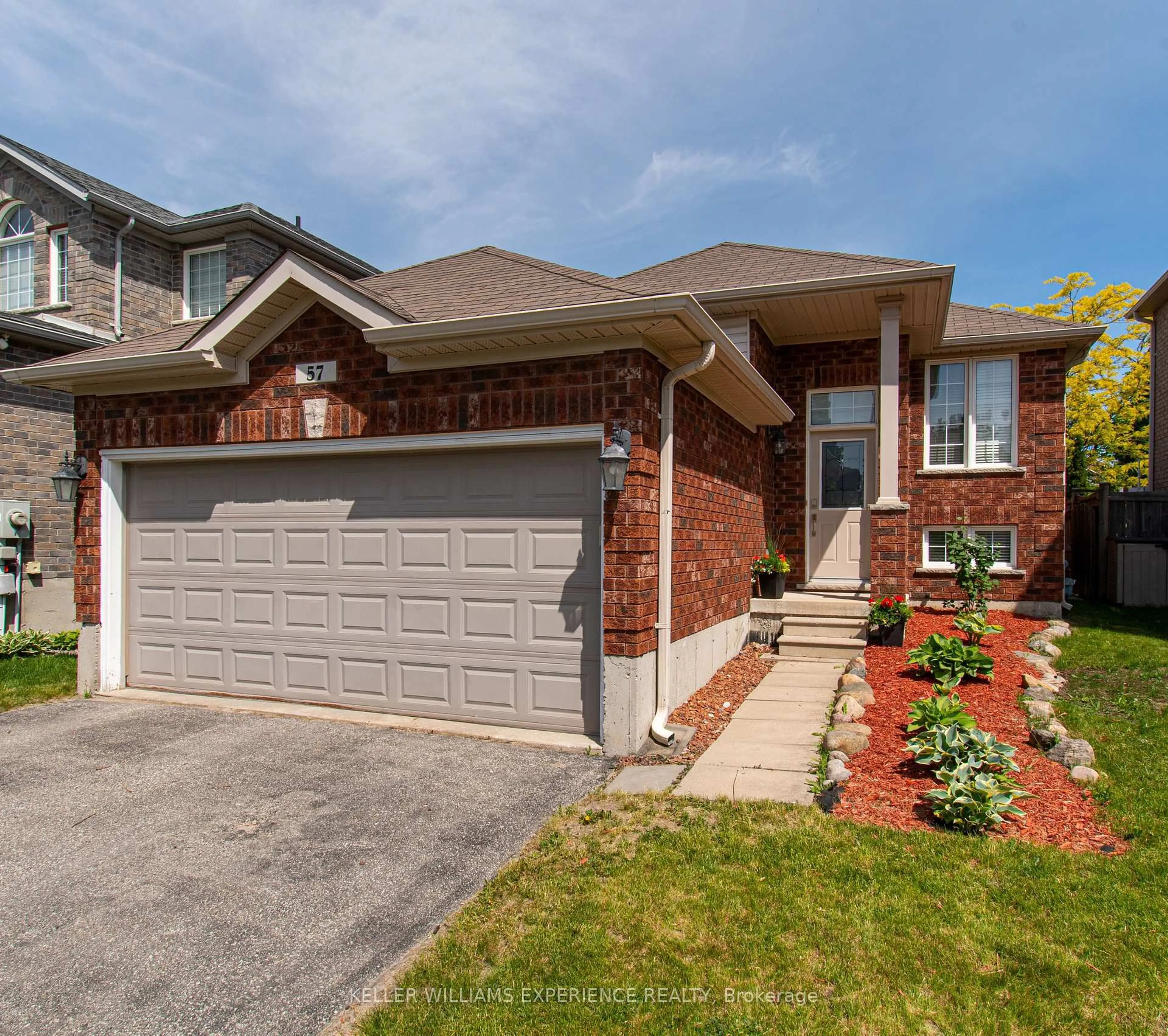 Home with brick exterior material, street for 57 Parisian Cres, Barrie Ontario L4N 0Y9