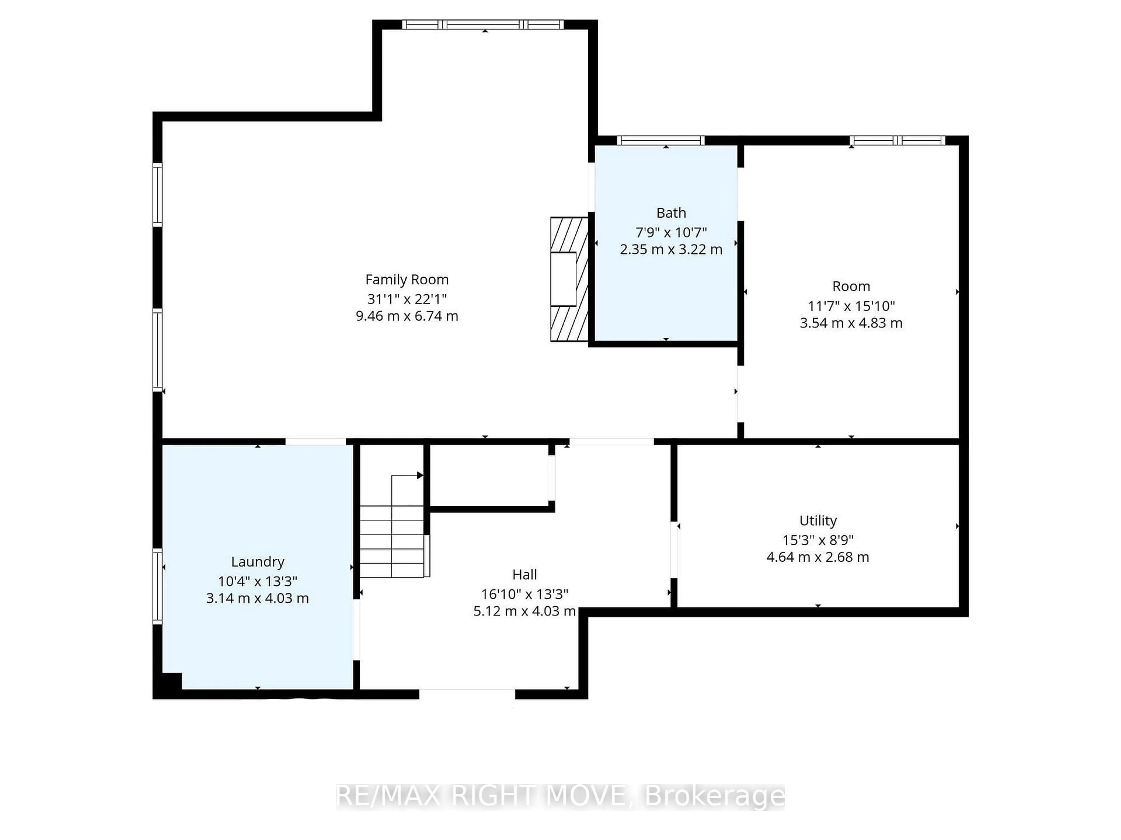 Floor plan for 2448 Stockdale Rd, Severn Ontario L3V 6P9