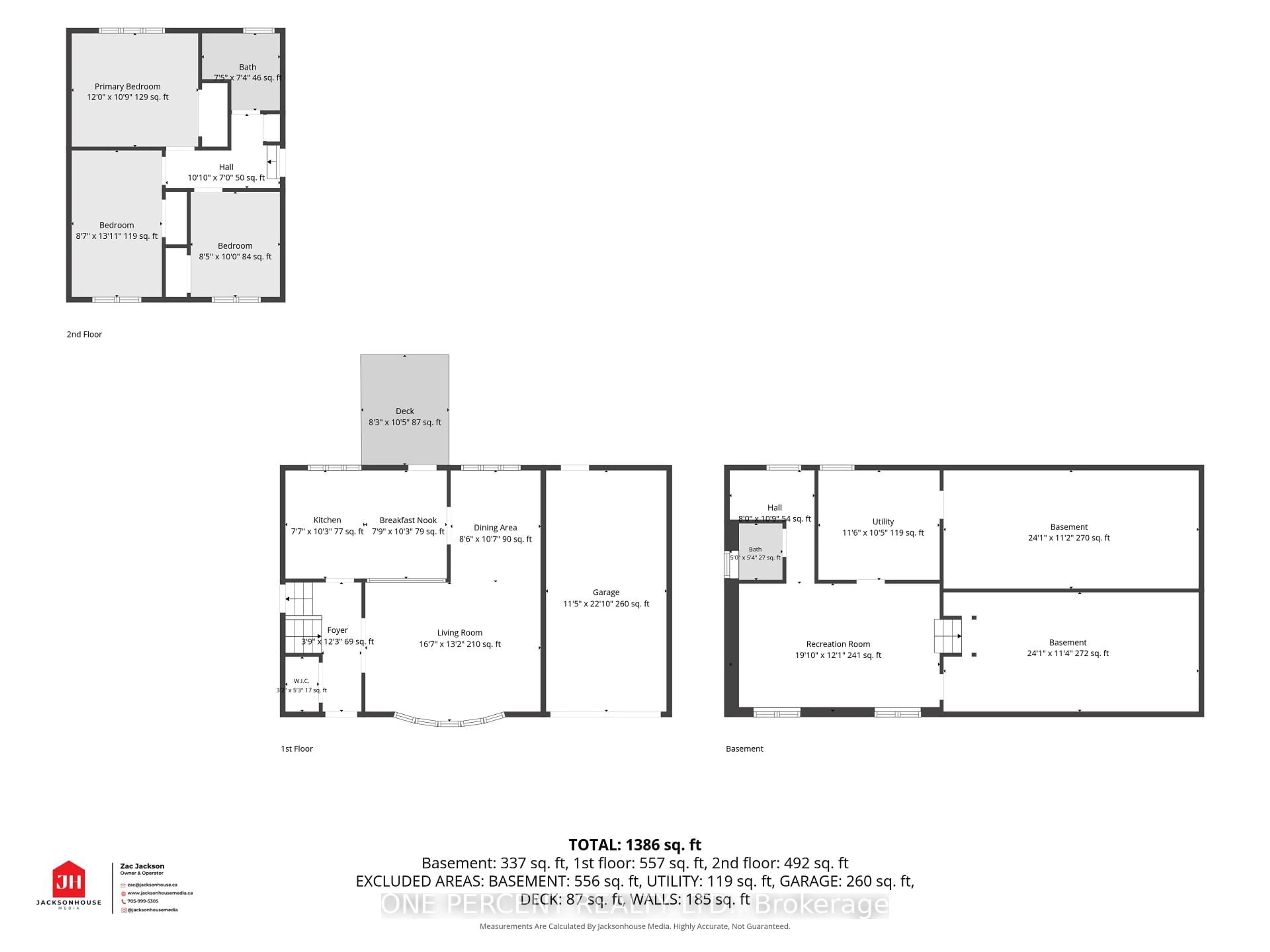 Floor plan for 395 Harmon Rd, Orillia Ontario L3V 2H3