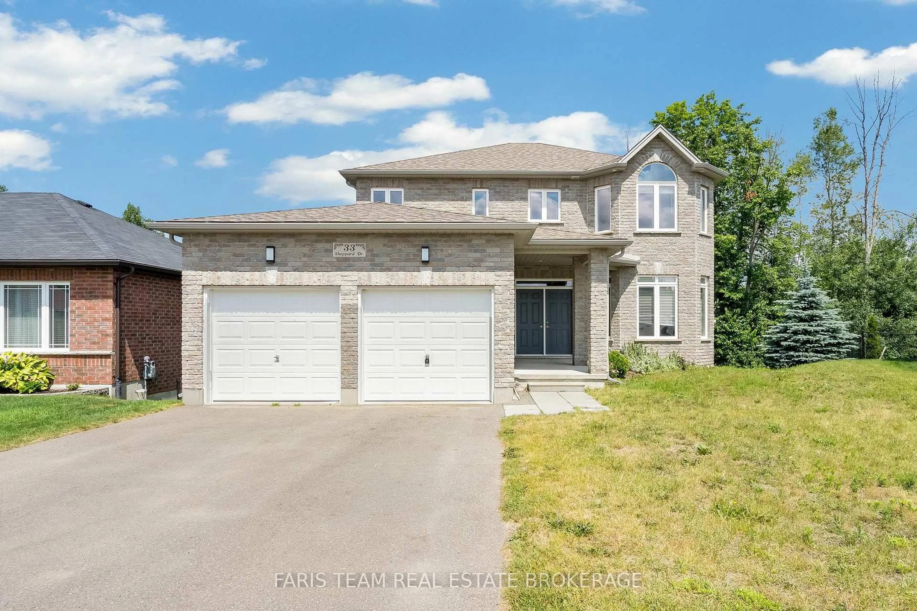 Home with brick exterior material, street for 33 Sheppard Dr, Tay Ontario L0K 2A0