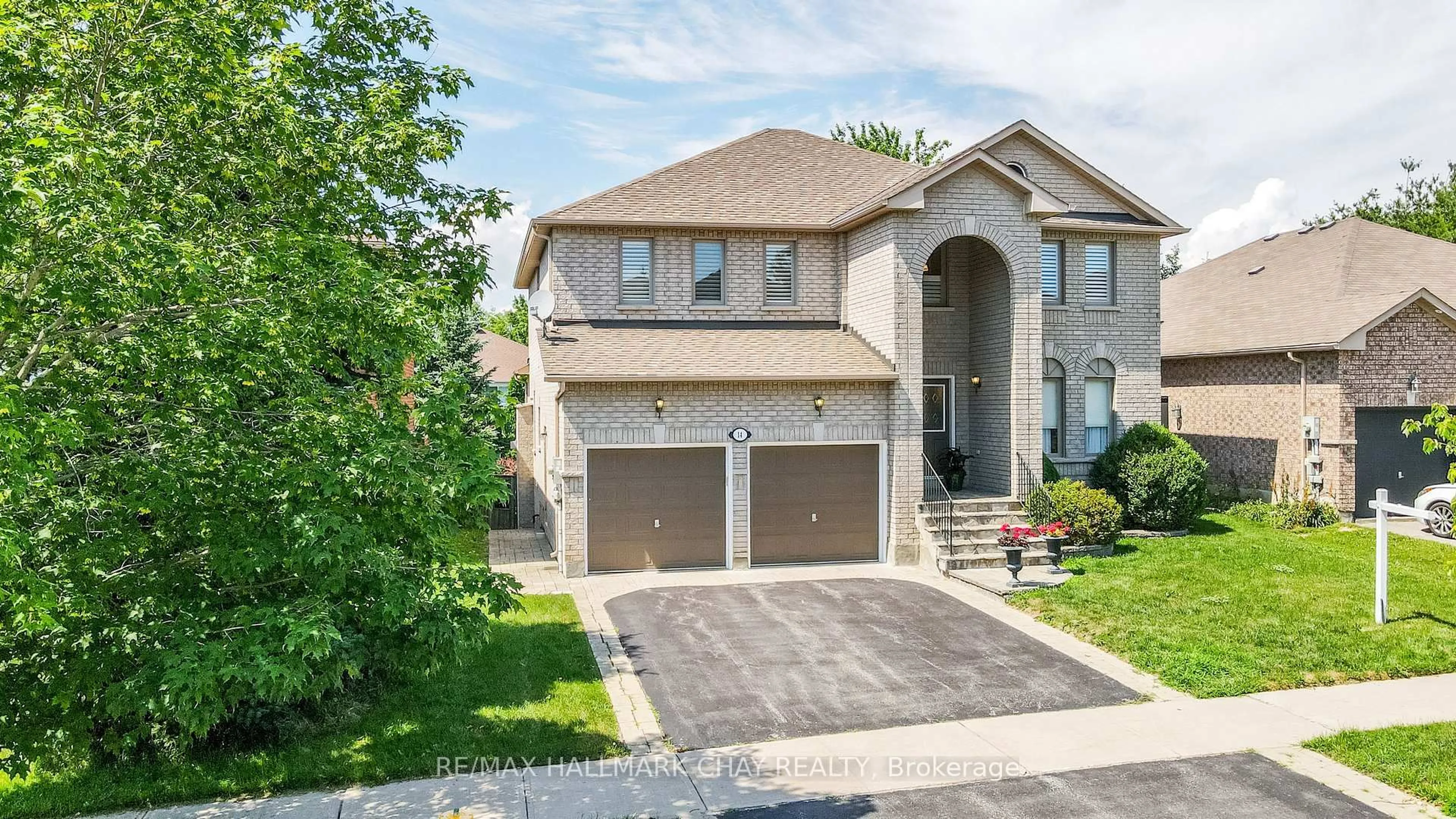 Home with brick exterior material, street for 14 Imperial Crown Lane, Barrie Ontario L4N 0T4
