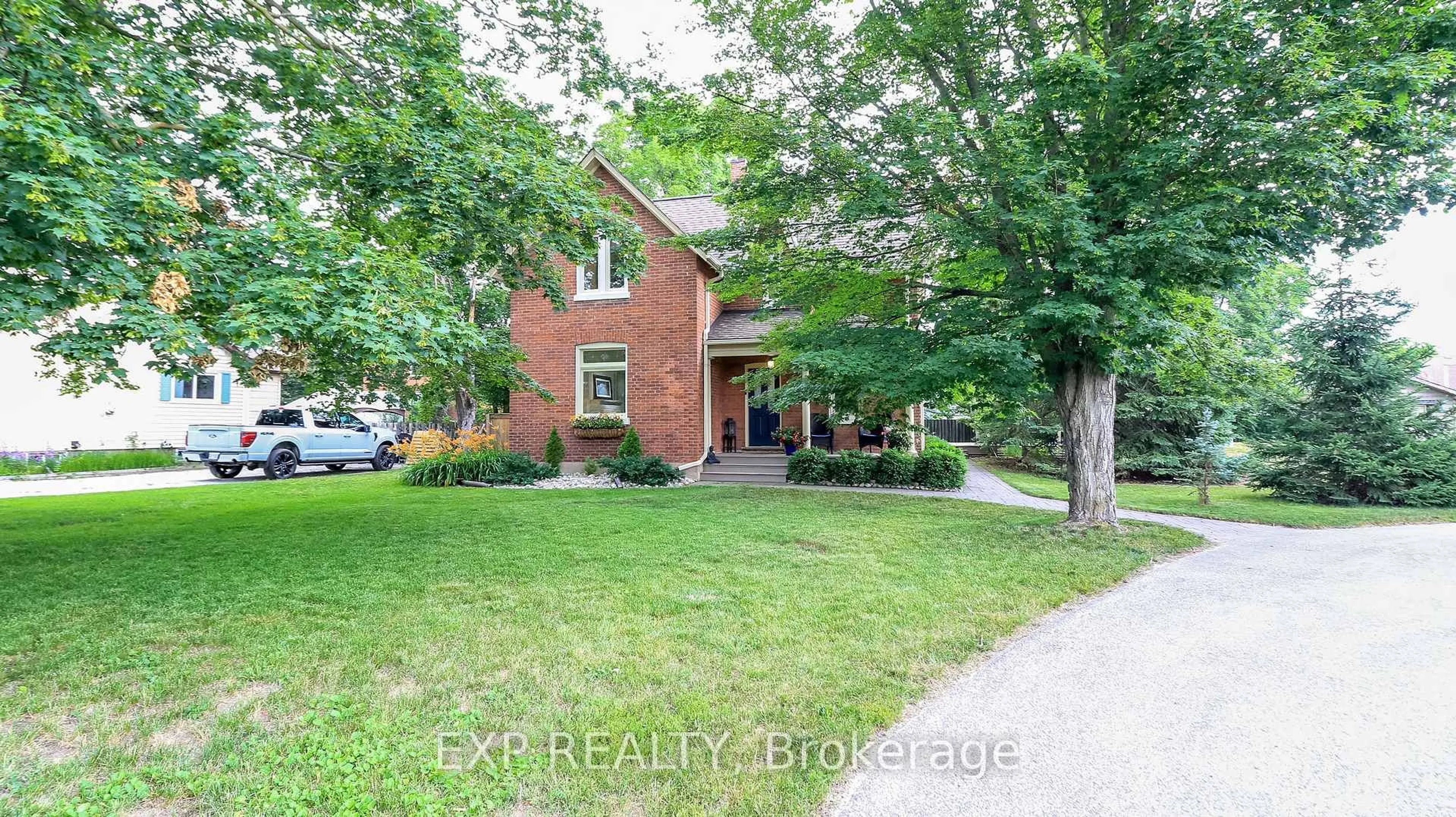Home with brick exterior material, street for 1723 George Johnston Rd, Springwater Ontario L0L 1Y0