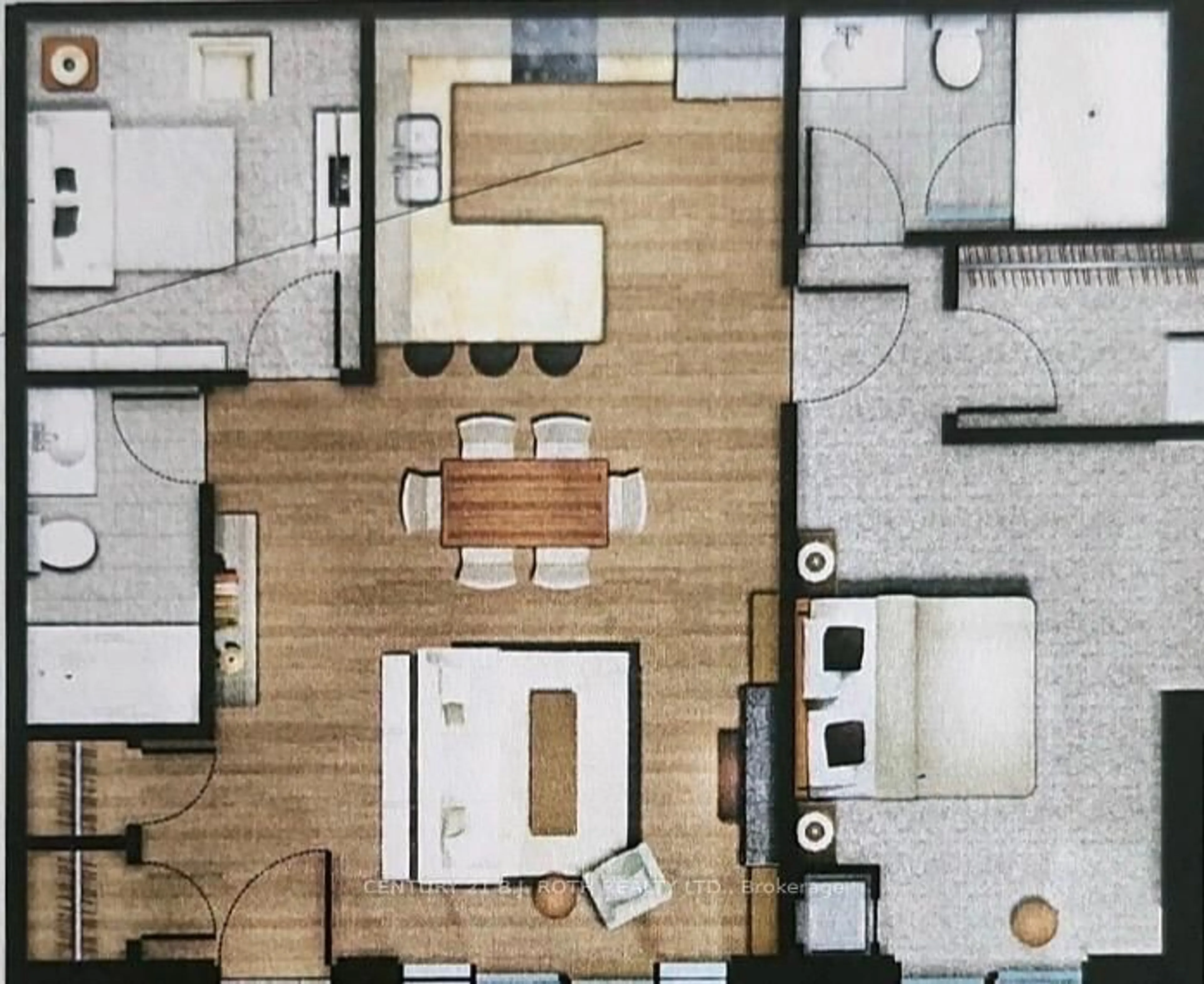 Floor plan for 40 Horseshoe Blvd #107, Oro-Medonte Ontario L4M 4Y8