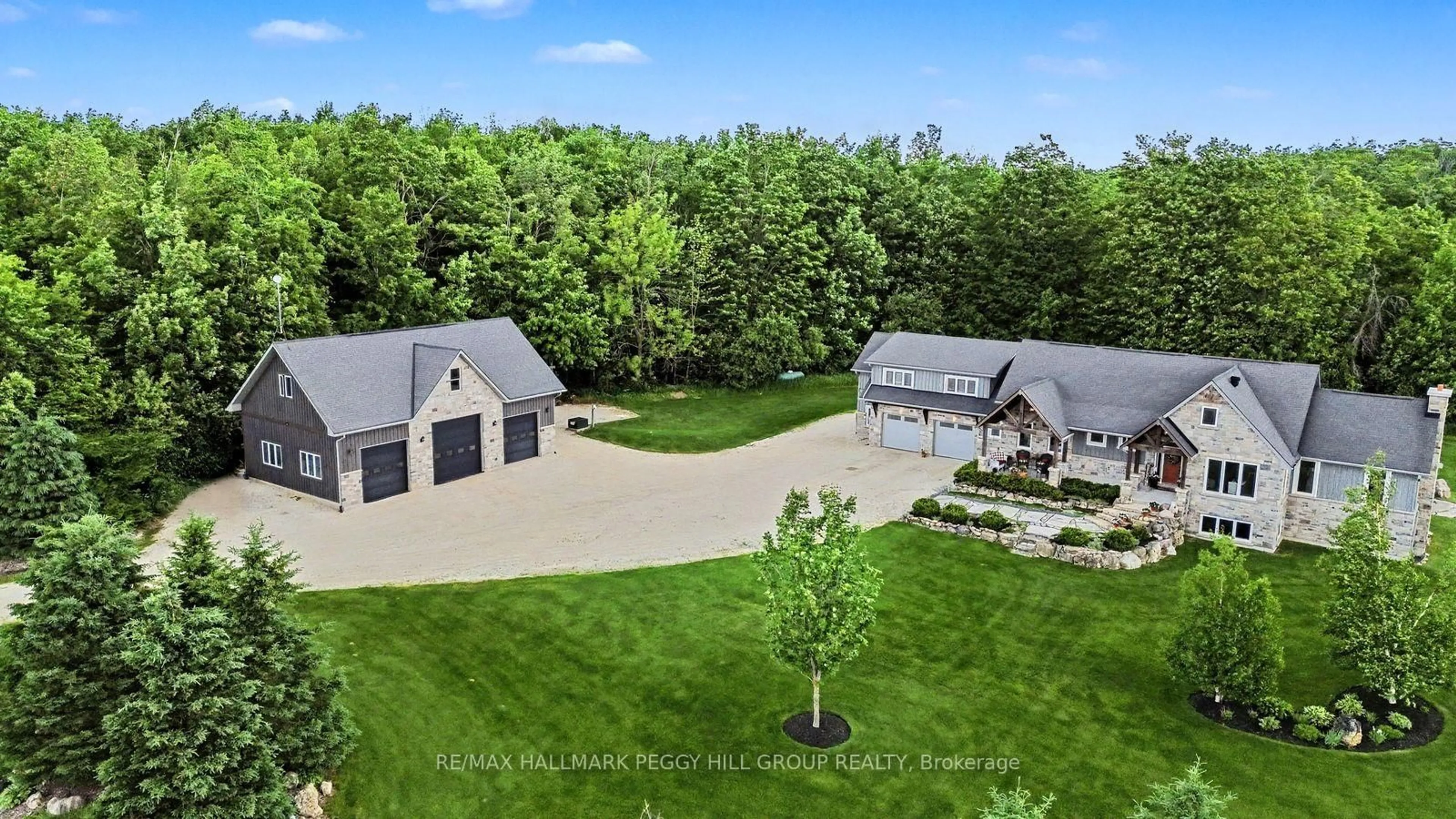 A pic from outside/outdoor area/front of a property/back of a property/a pic from drone, unknown for 2265 Concession 11 Nottawasaga, Clearview Ontario N0C 1M0