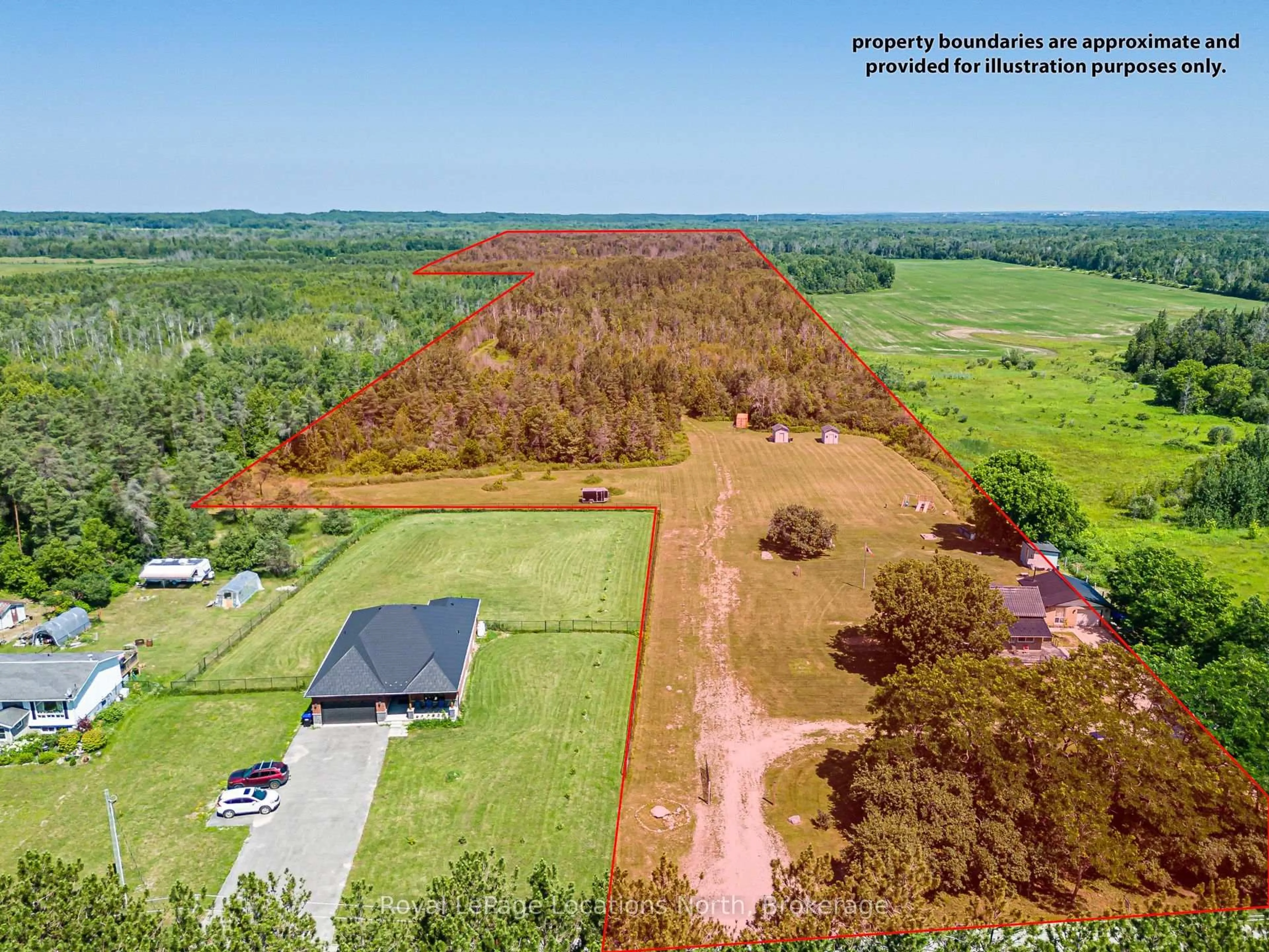 A pic from outside/outdoor area/front of a property/back of a property/a pic from drone, unknown for 4080 12 Concession, Clearview Ontario L0M 1S0