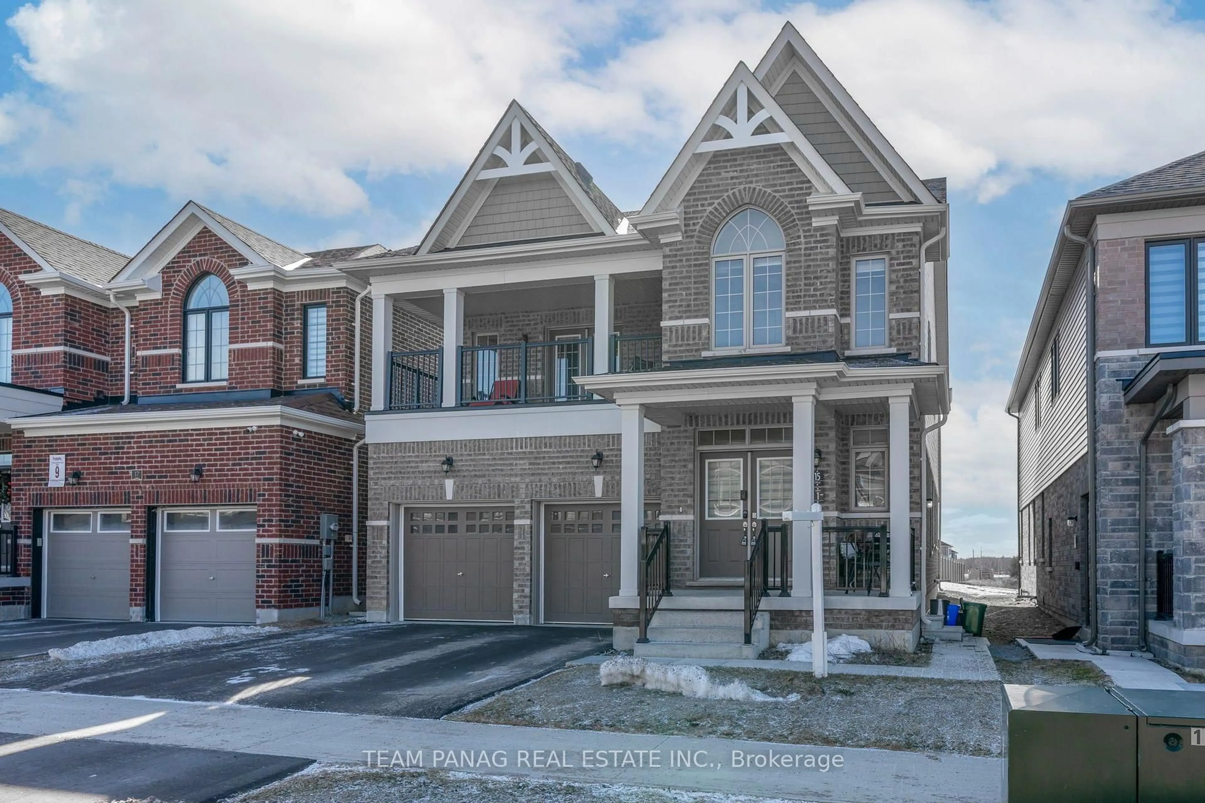 Home with brick exterior material, street for 15 Valleybrook Rd, Barrie Ontario L9J 1L4