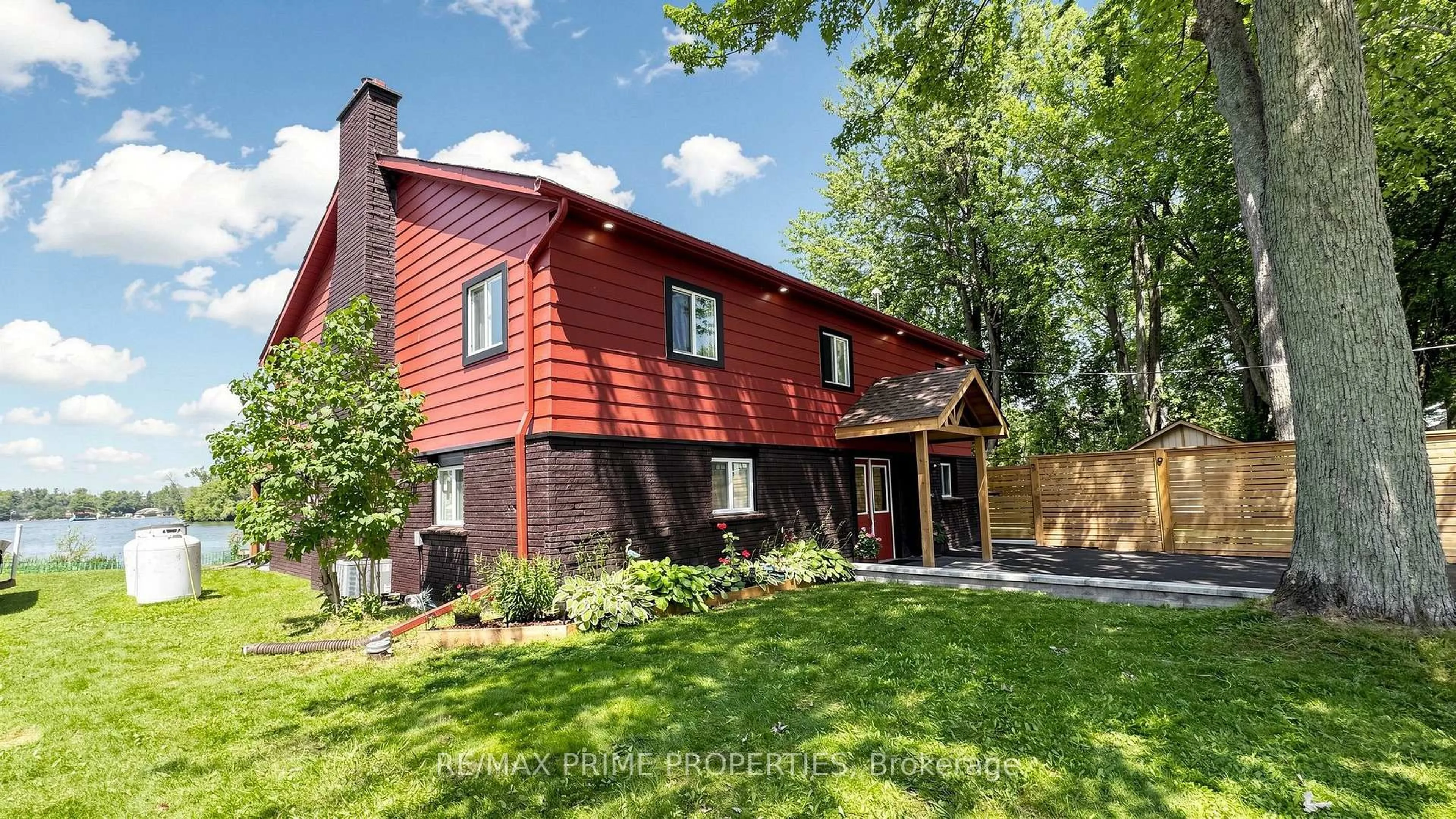 Home with brick exterior material, street for 4298 Plum Point Rd, Ramara Ontario L3V 0P8