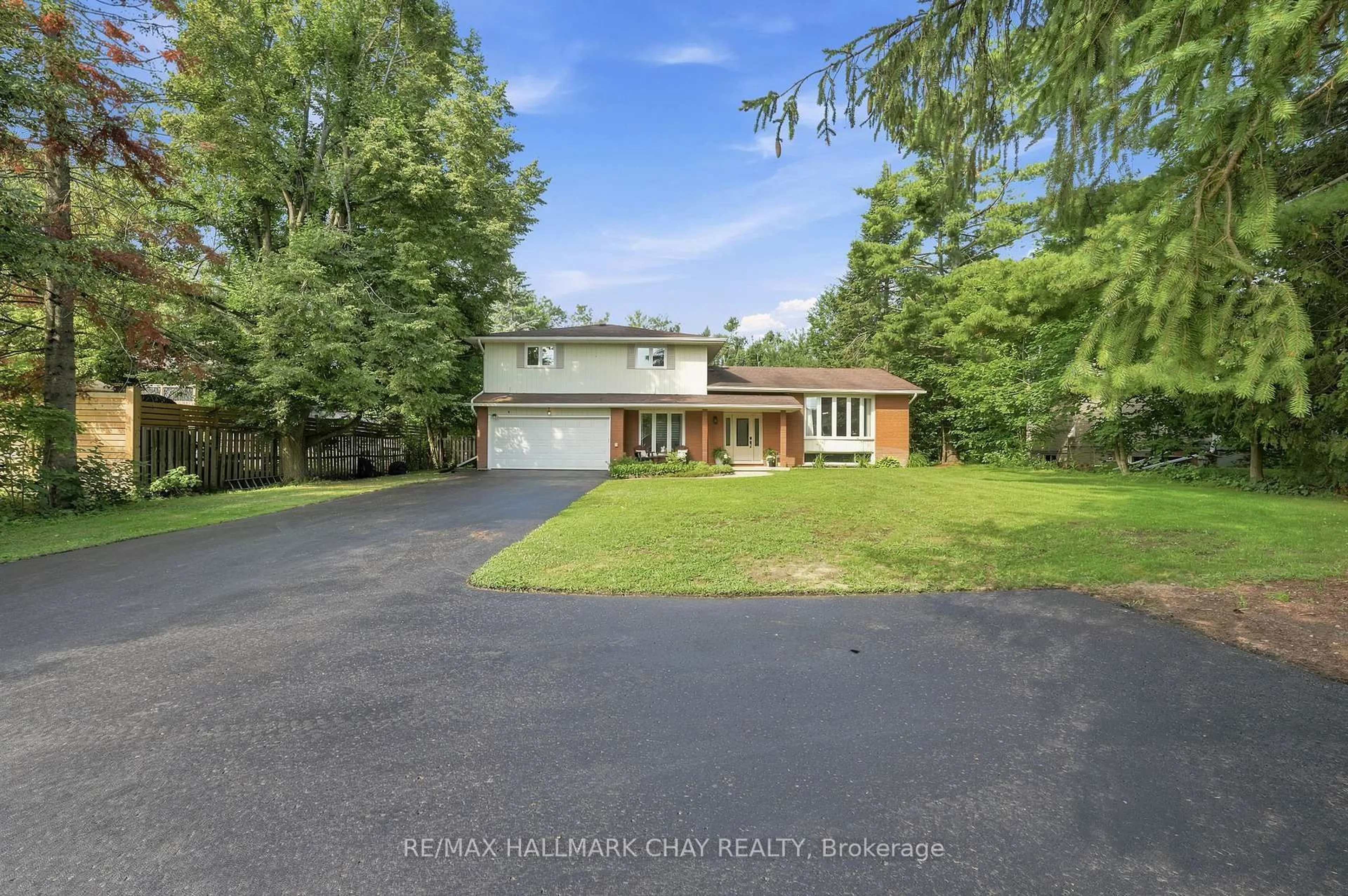 A pic from outside/outdoor area/front of a property/back of a property/a pic from drone, water/lake/river/ocean view for 1180 St Vincent St, Springwater Ontario L9X 1R2