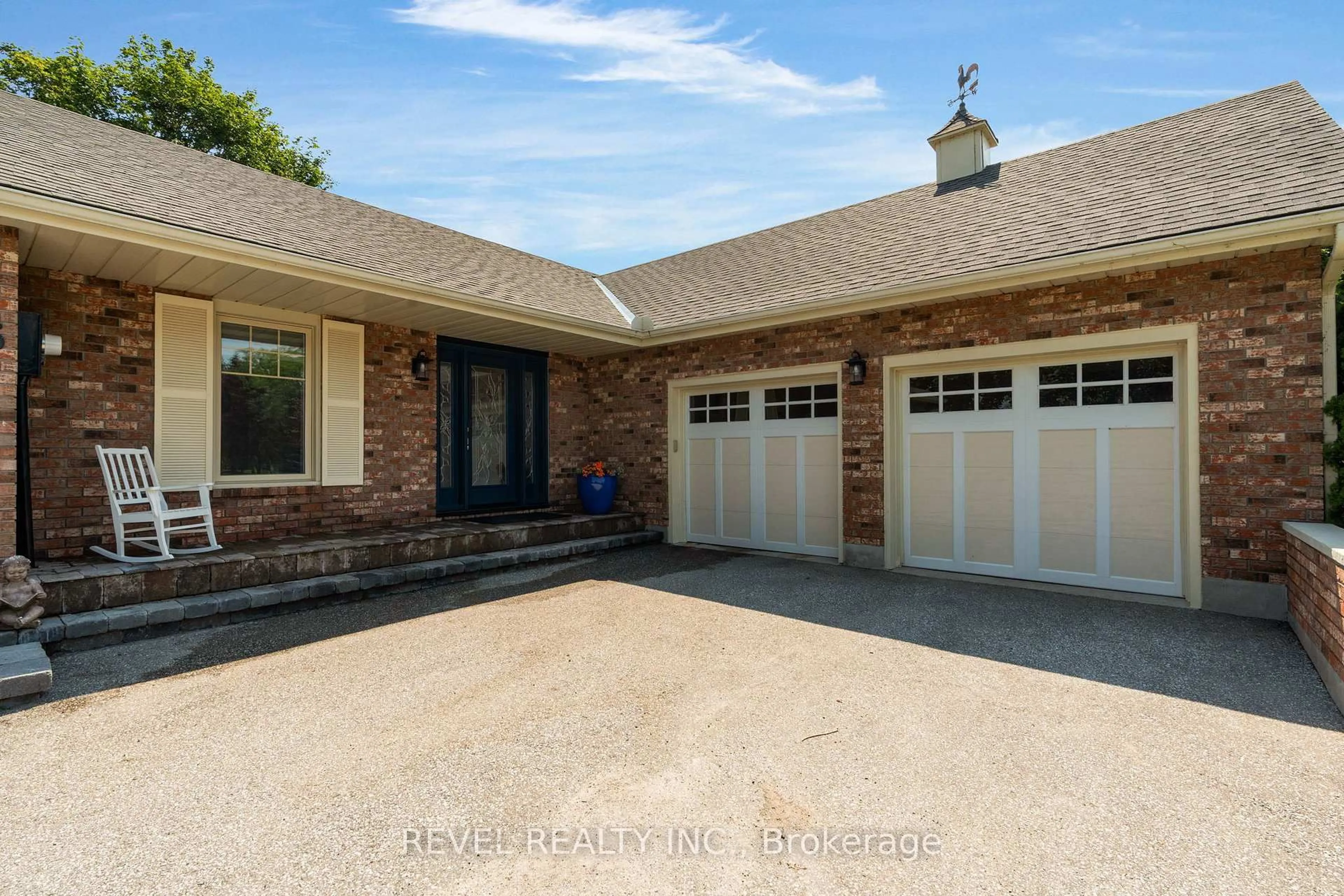 Home with brick exterior material, street for 153 Bayshore Dr, Ramara Ontario L0K 1B0