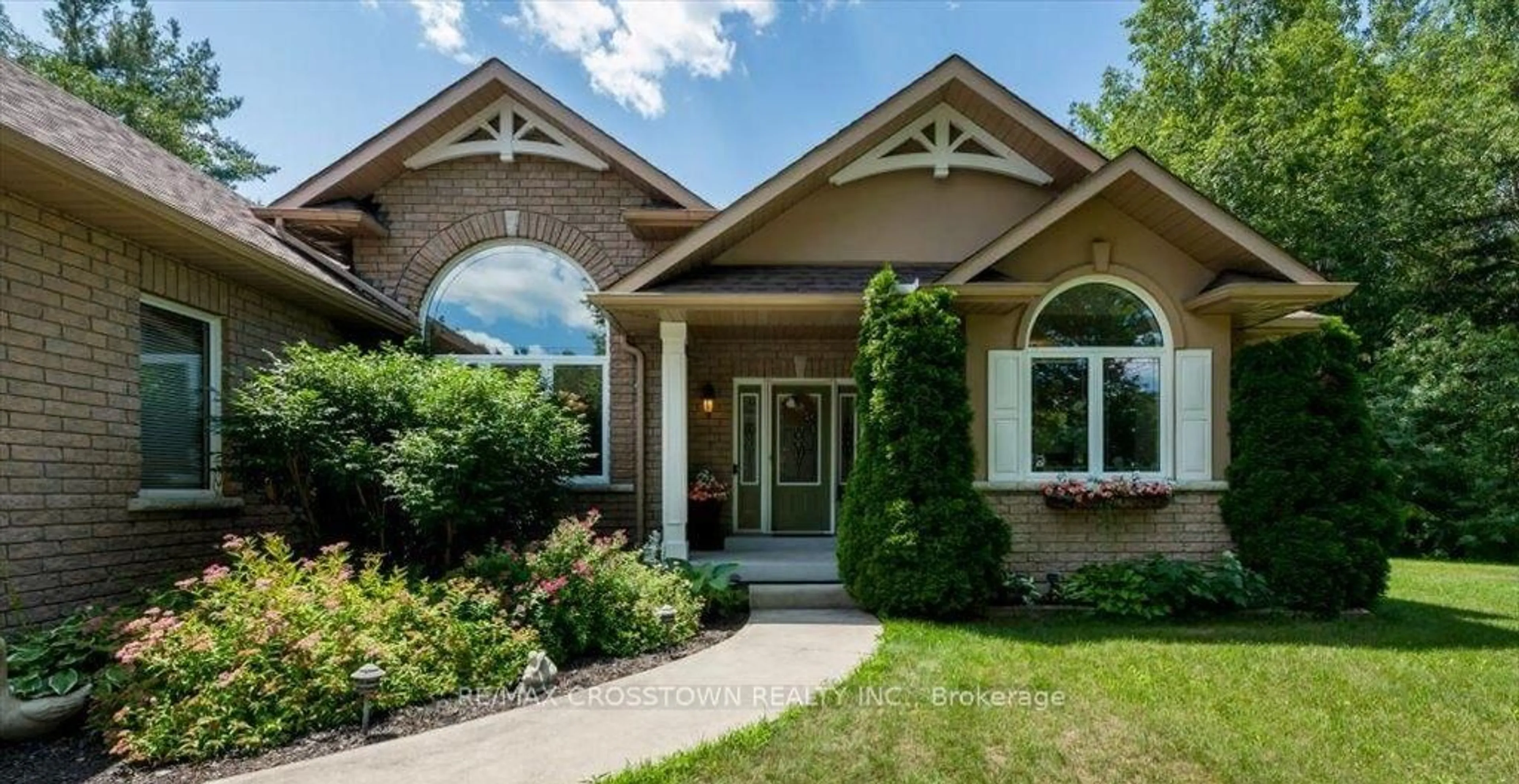 Home with brick exterior material, street for 5 Pine Hill Dr, Springwater Ontario L0L 2K0