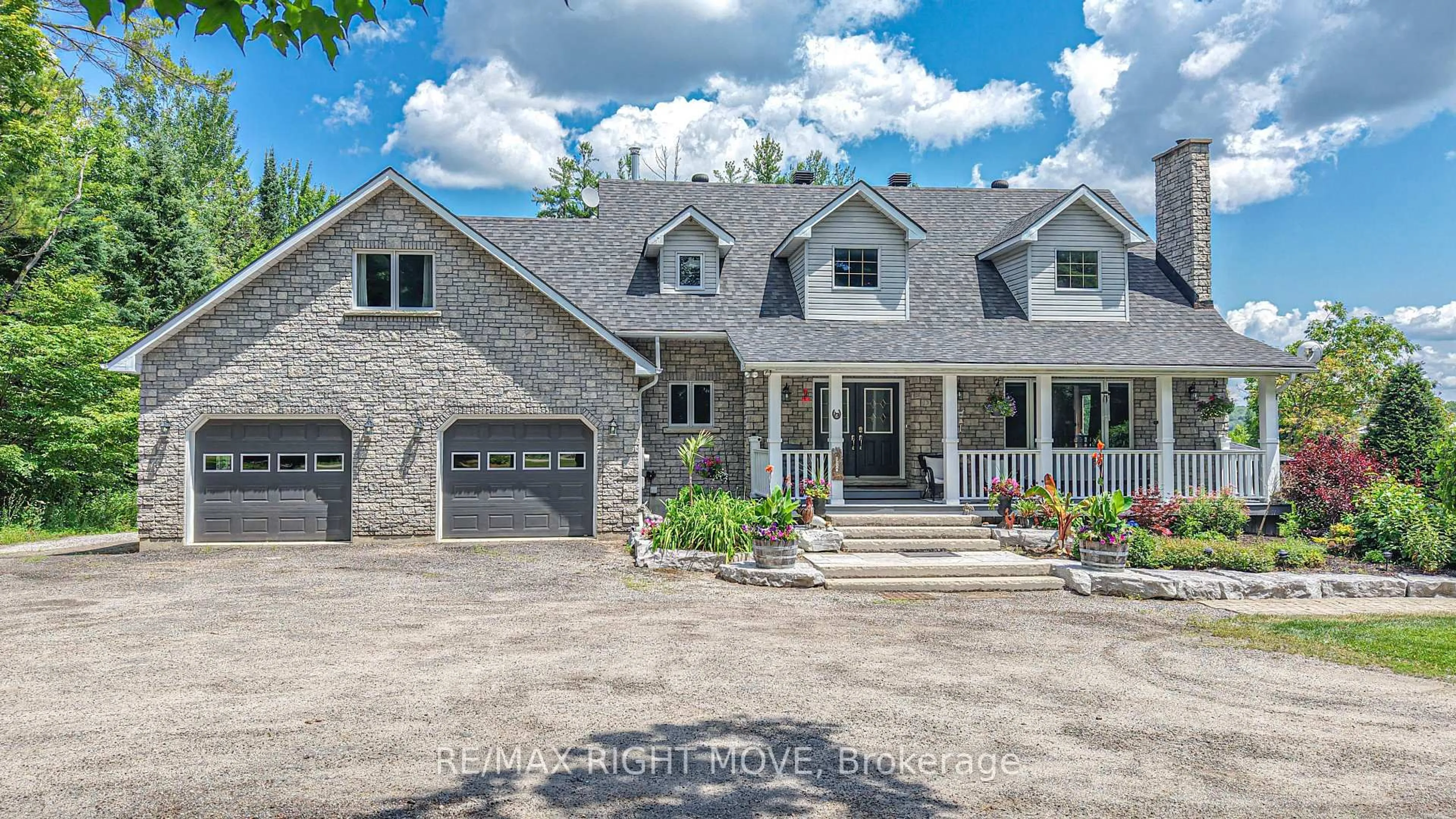 Home with brick exterior material, street for 3625 Fairgrounds Rd, Severn Ontario L3V 0Y2