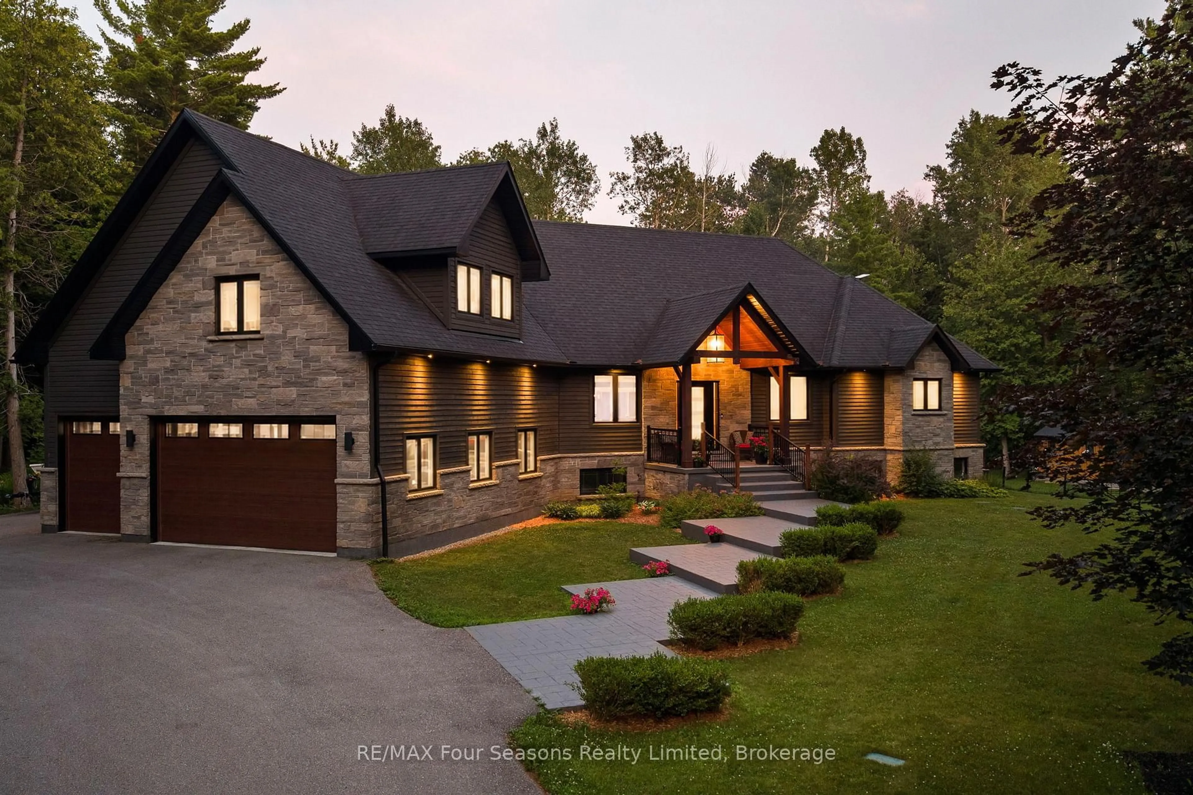 Home with brick exterior material, street for 6155 27/28 Nottawasaga Sdrd, Clearview Ontario L0M 1S0