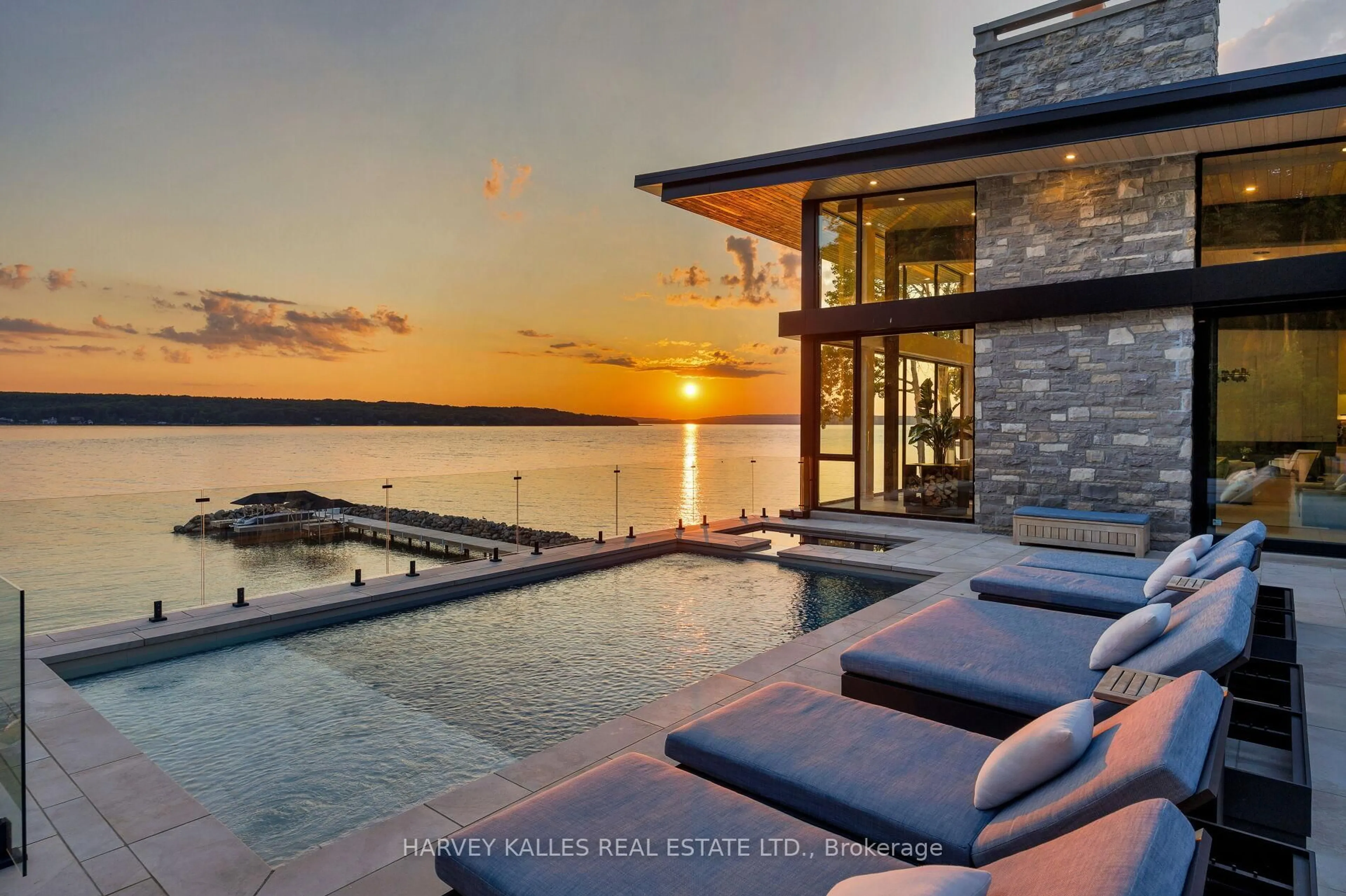 Patio, water/lake/river/ocean view for 240 Silver Birch Dr, Tiny Ontario L9M 0M4