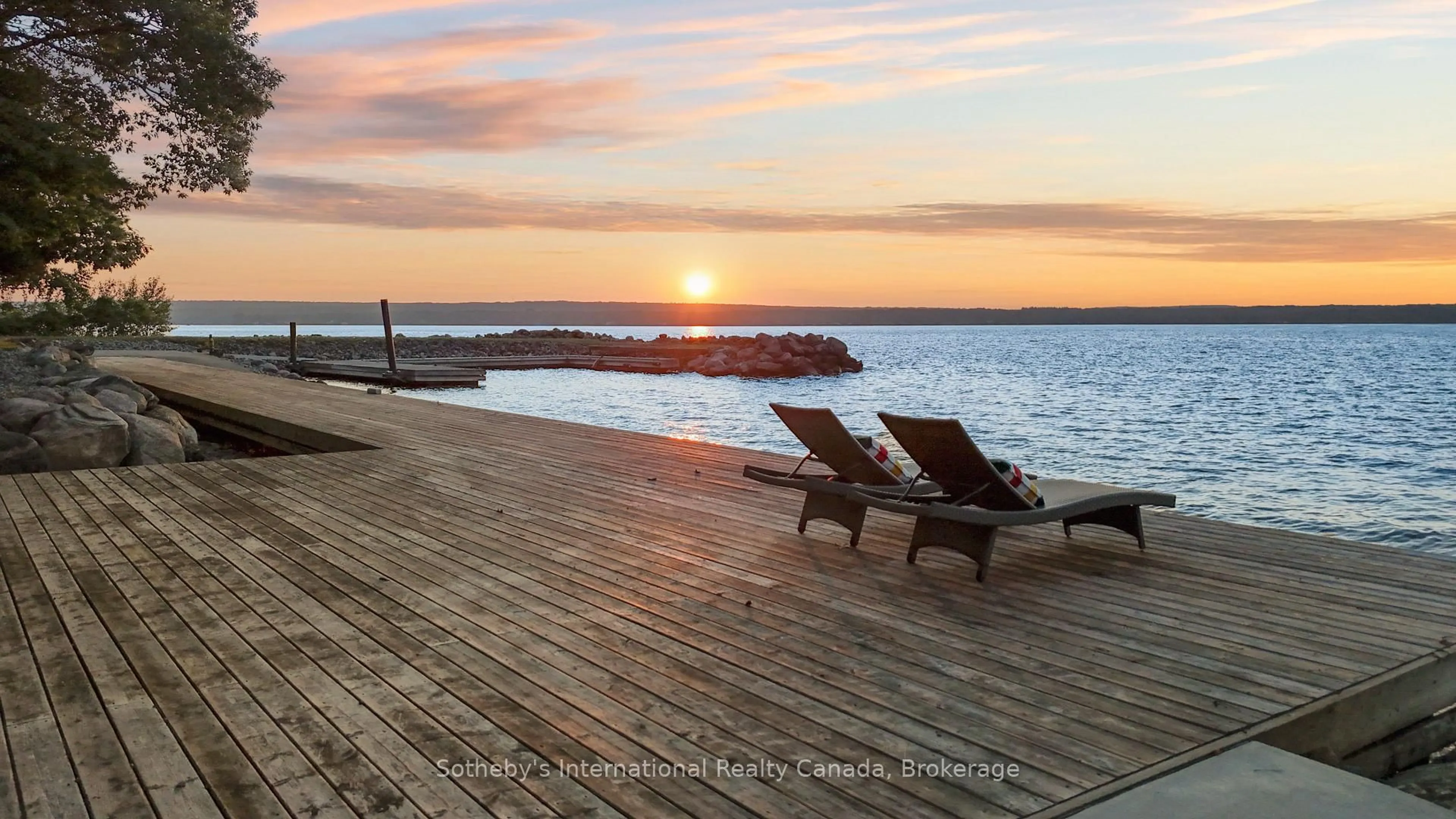 Patio, water/lake/river/ocean view for 250 Gordon Dr, Penetanguishene Ontario L9M 1Y4