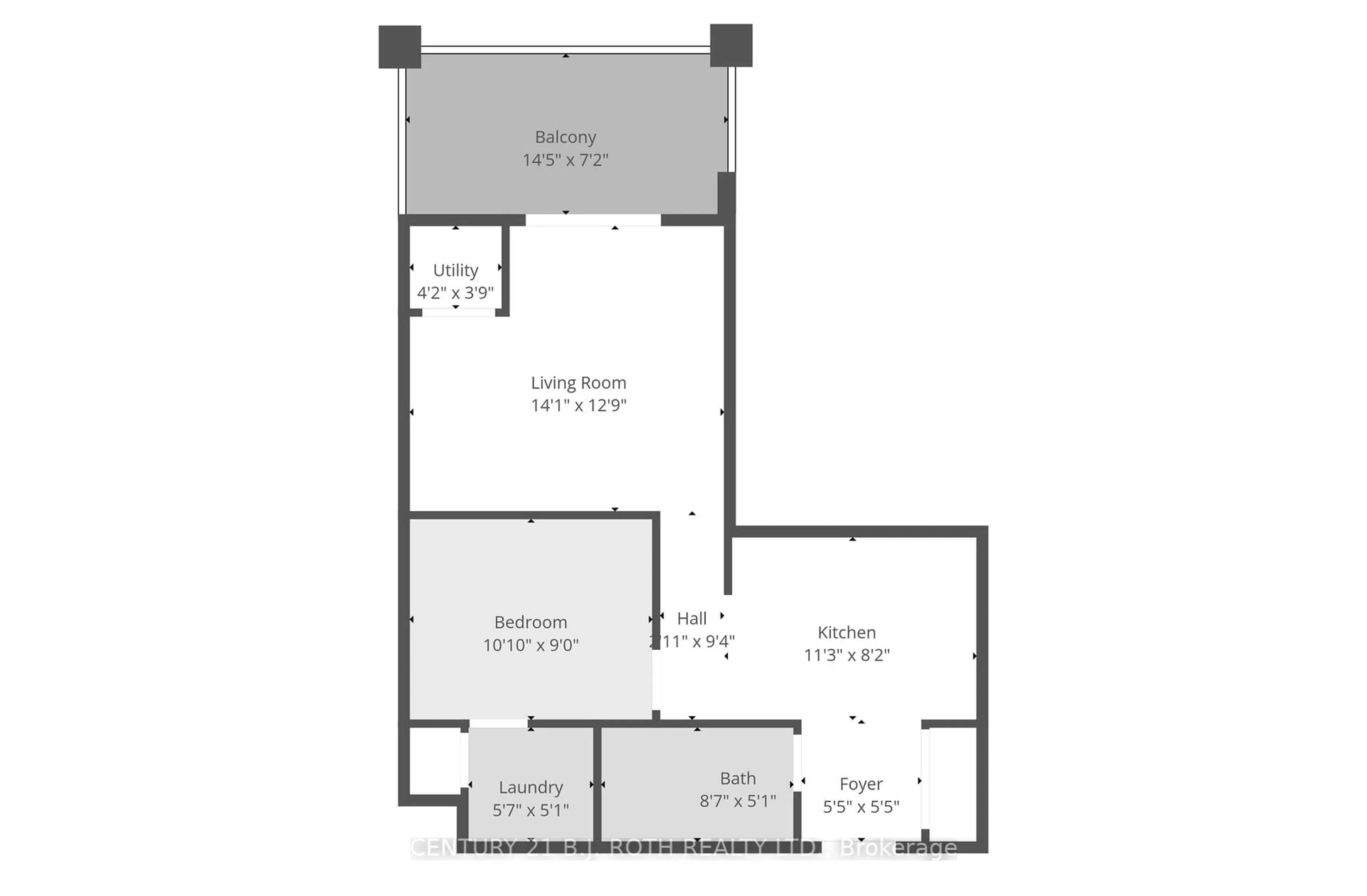 Floor plan for 40 Ferndale Dr #204, Barrie Ontario L4N 2L3