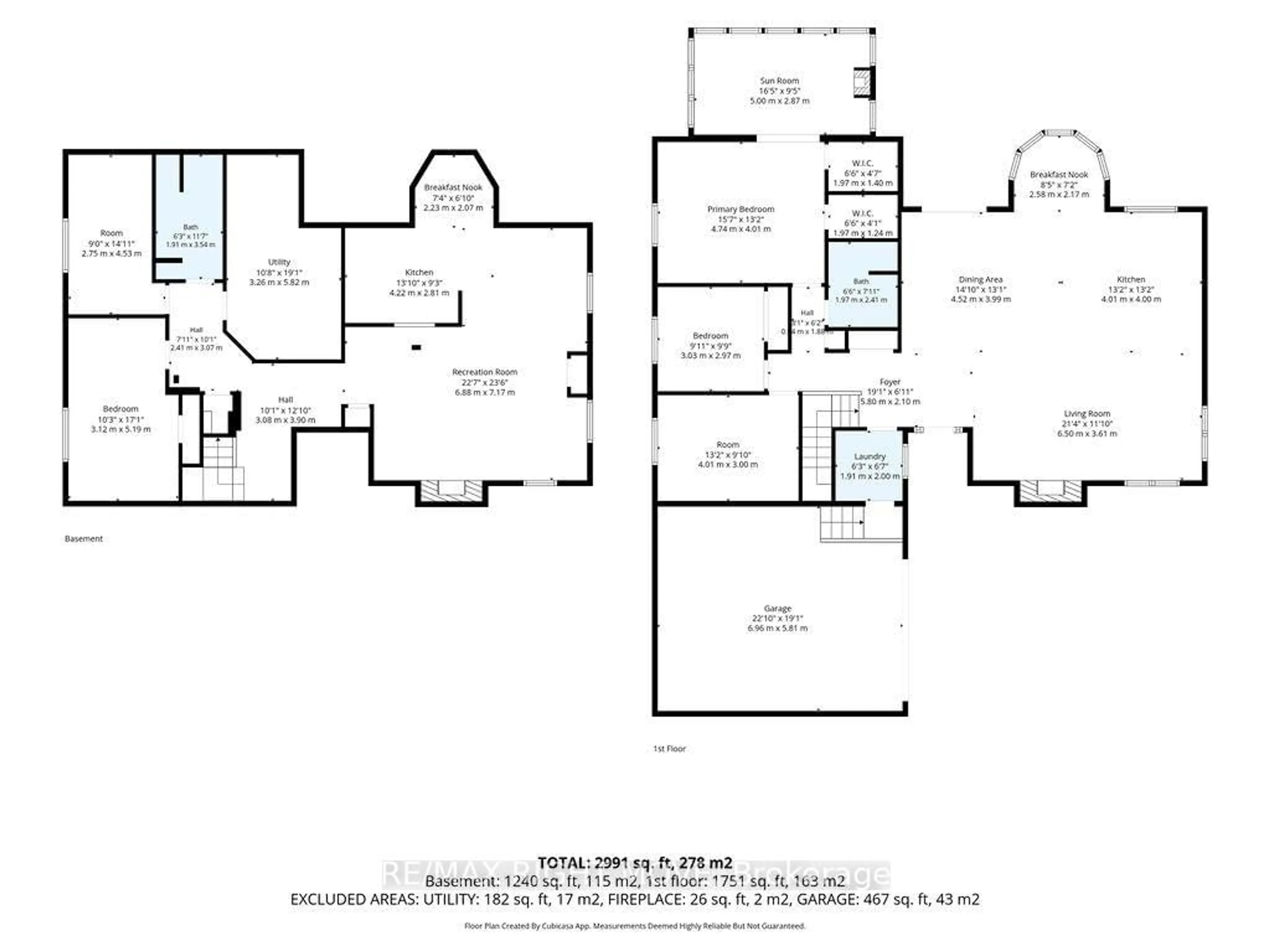 Floor plan for 18 Creighton St, Ramara Ontario L3V 1A8