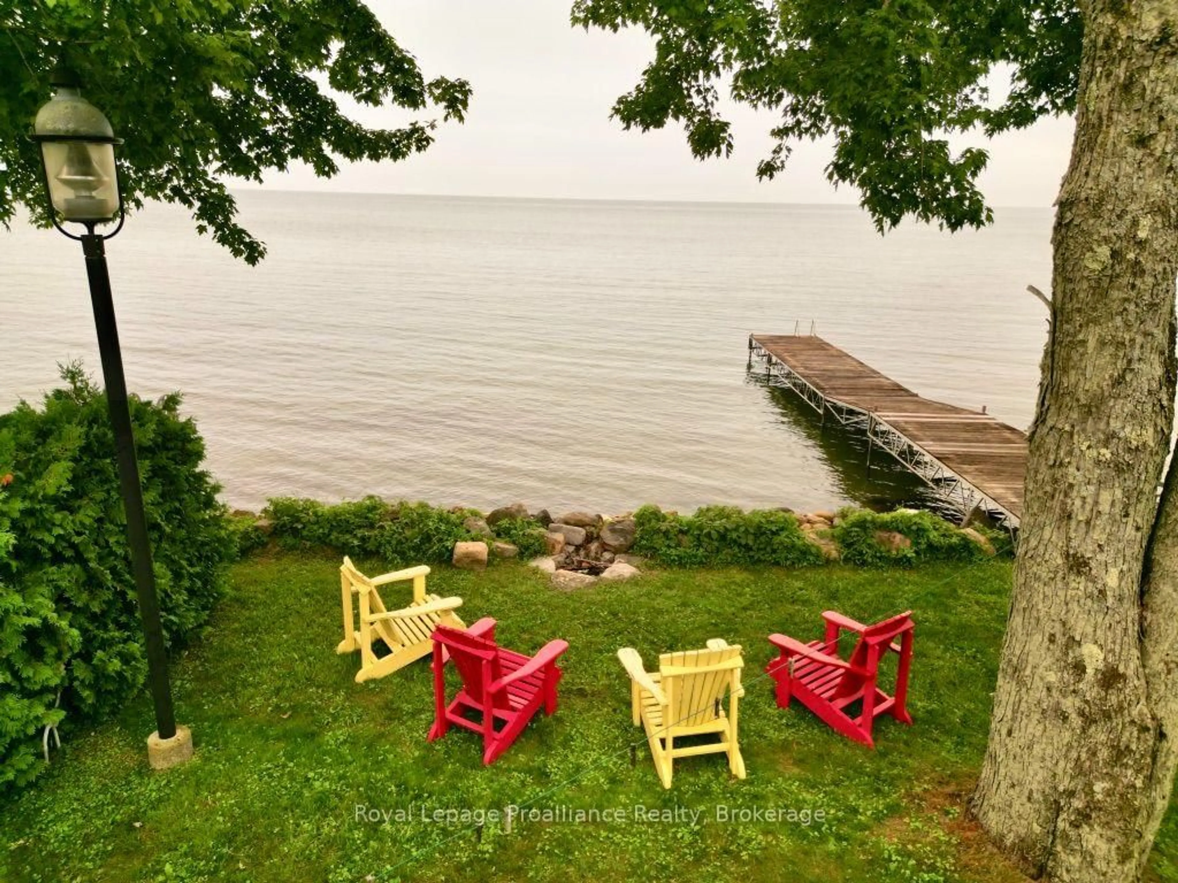 Patio, water/lake/river/ocean view for 3724 Glenrest Dr, Ramara Ontario L0K 1B0