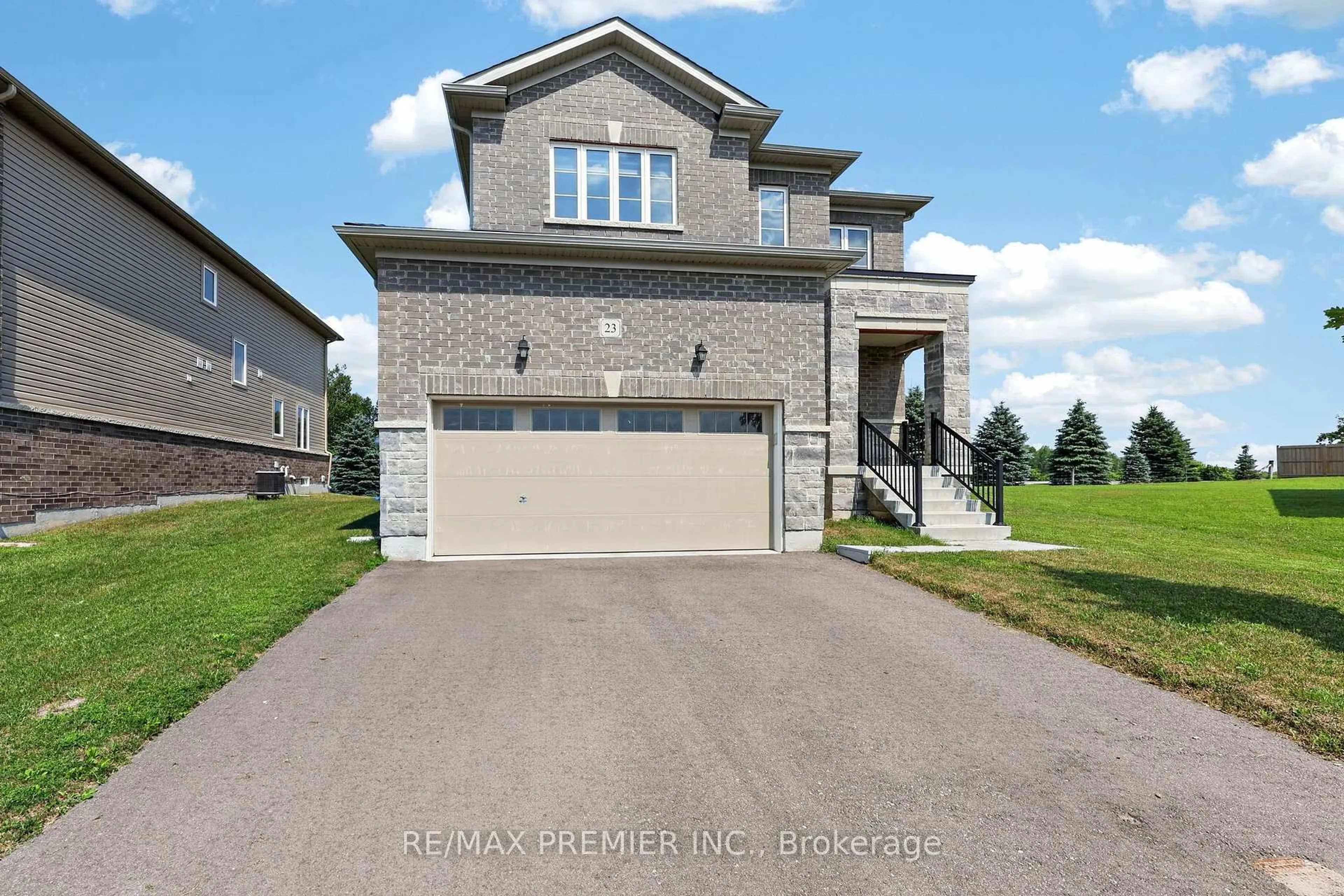 Home with brick exterior material, street for 23 Autumn Dr, Wasaga Beach Ontario L9Z 0K7