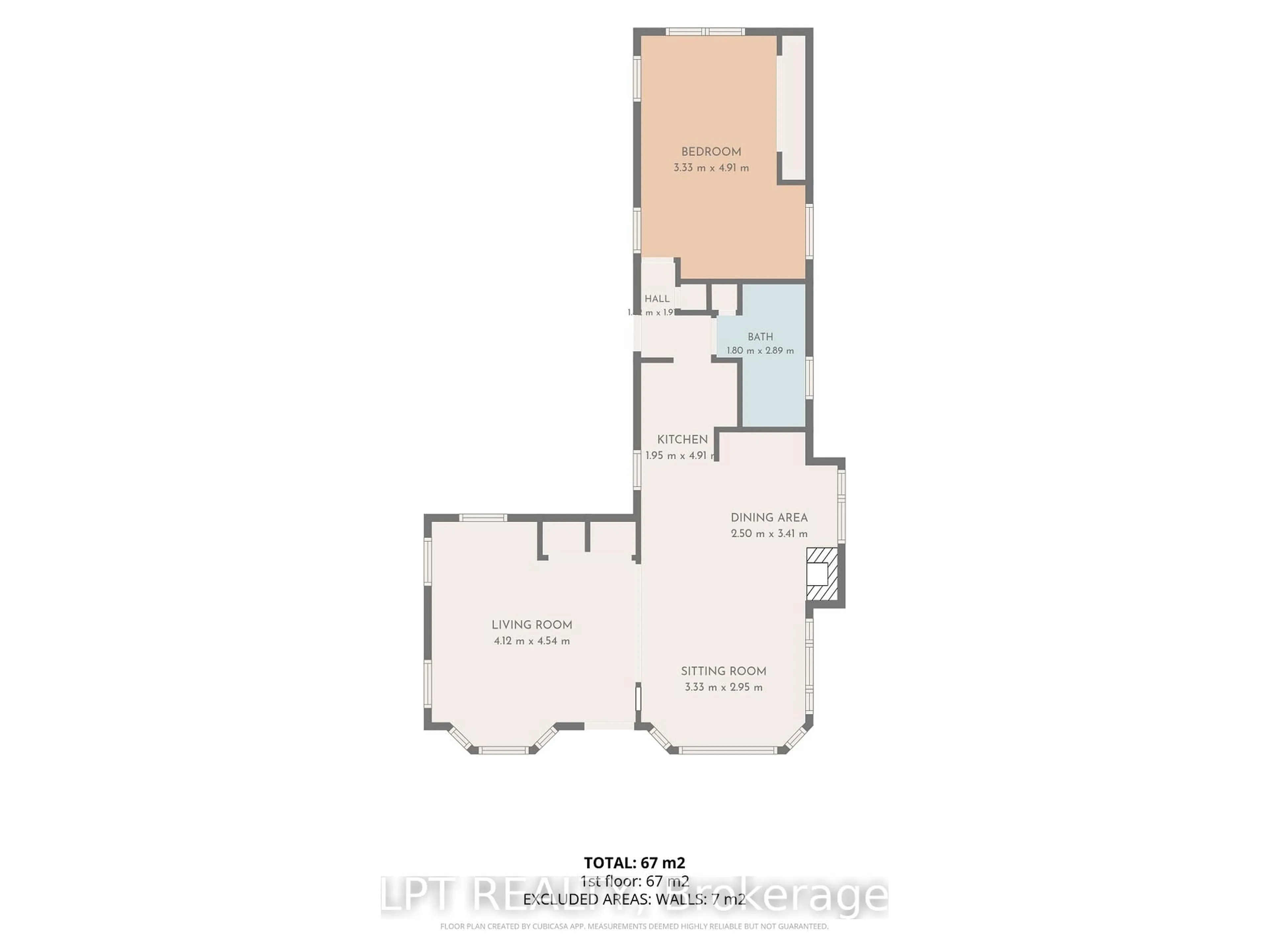 Floor plan for 525 Midland Point Rd #3, Midland Ontario L4R 5G9