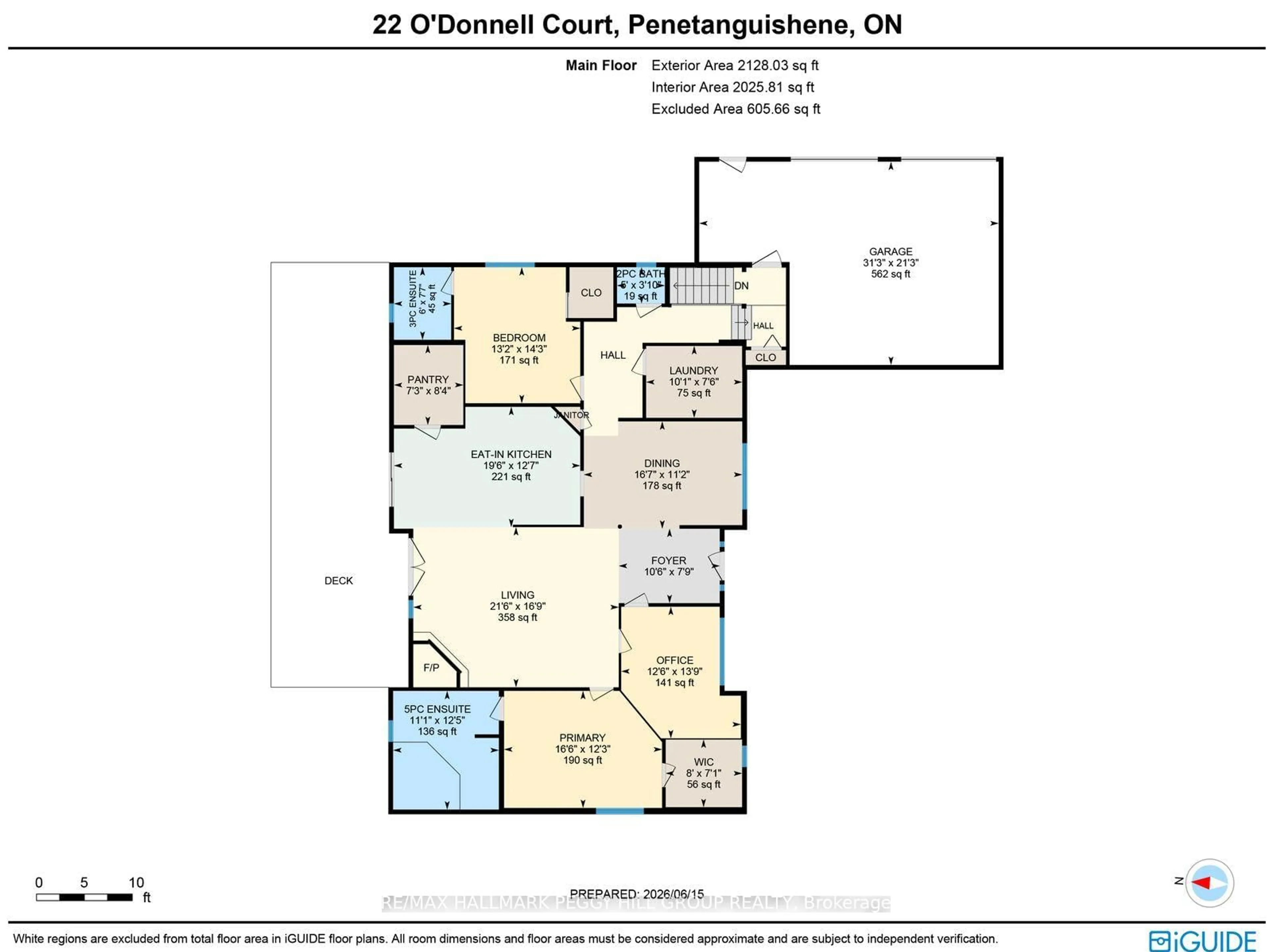 Floor plan for 22 O'Donnell Crt, Penetanguishene Ontario L9M 2A6