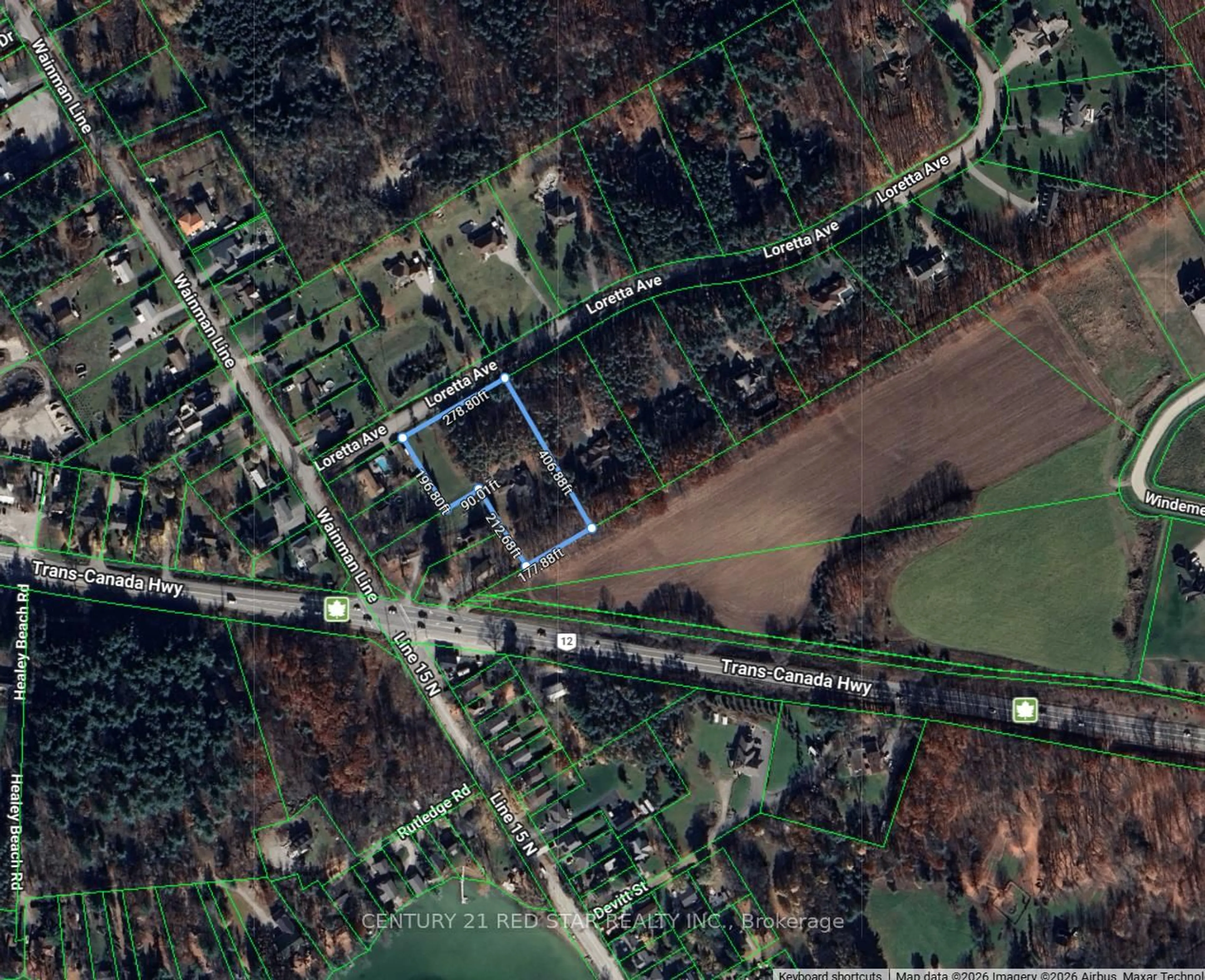 Picture of a map for 1775 Loretta Ave, Severn Ontario L3V 7W2