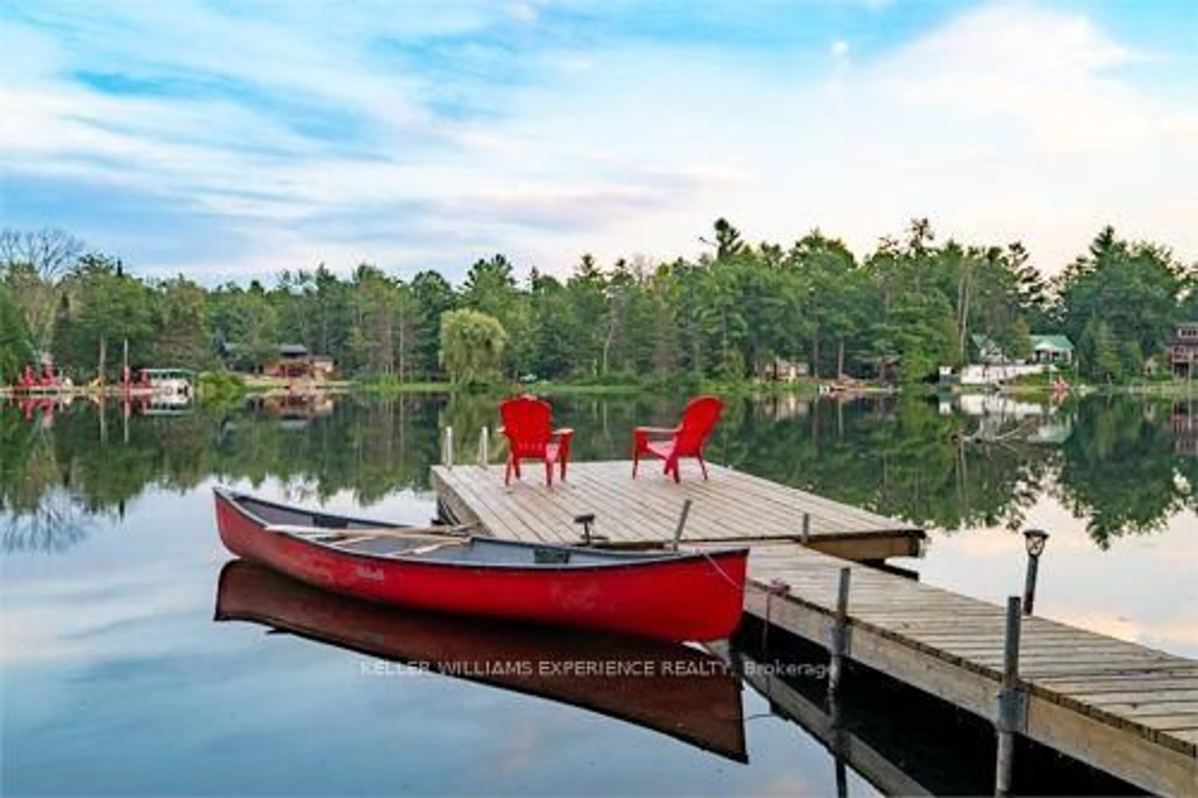 Patio, water/lake/river/ocean view for 7847 Oakridge Dr, Ramara Ontario L0K 2B0