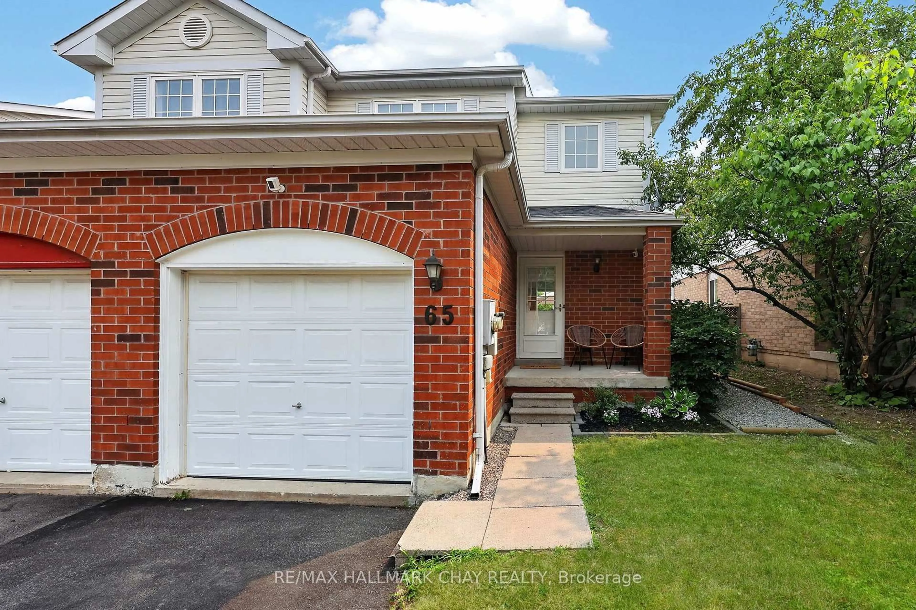 Home with brick exterior material, street for 65 Pickett Cres, Barrie Ontario L4N 8C1