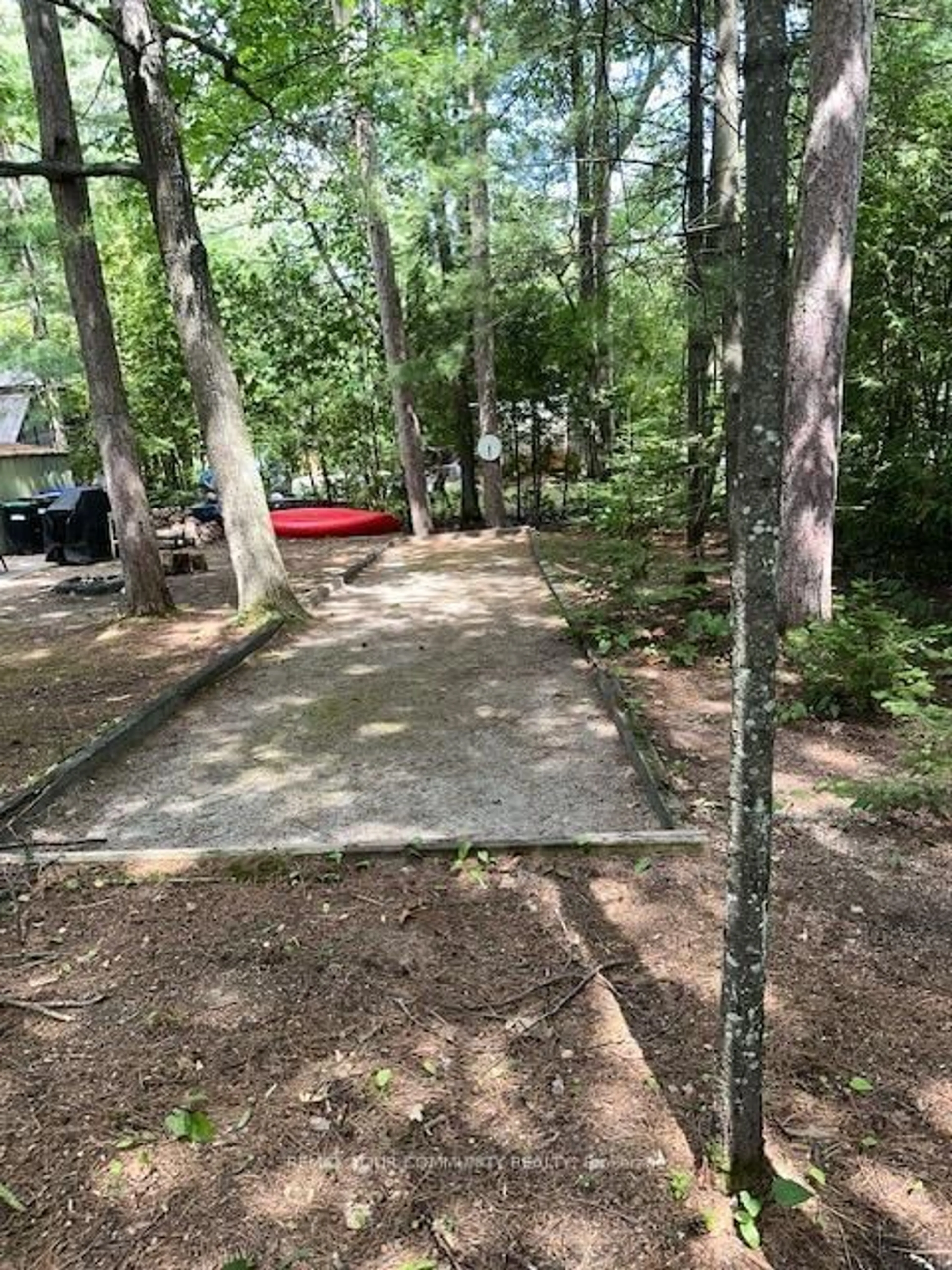 Patio, forest/trees view for 341 Tiny Beaches Rd, Tiny Ontario L9M 1R3