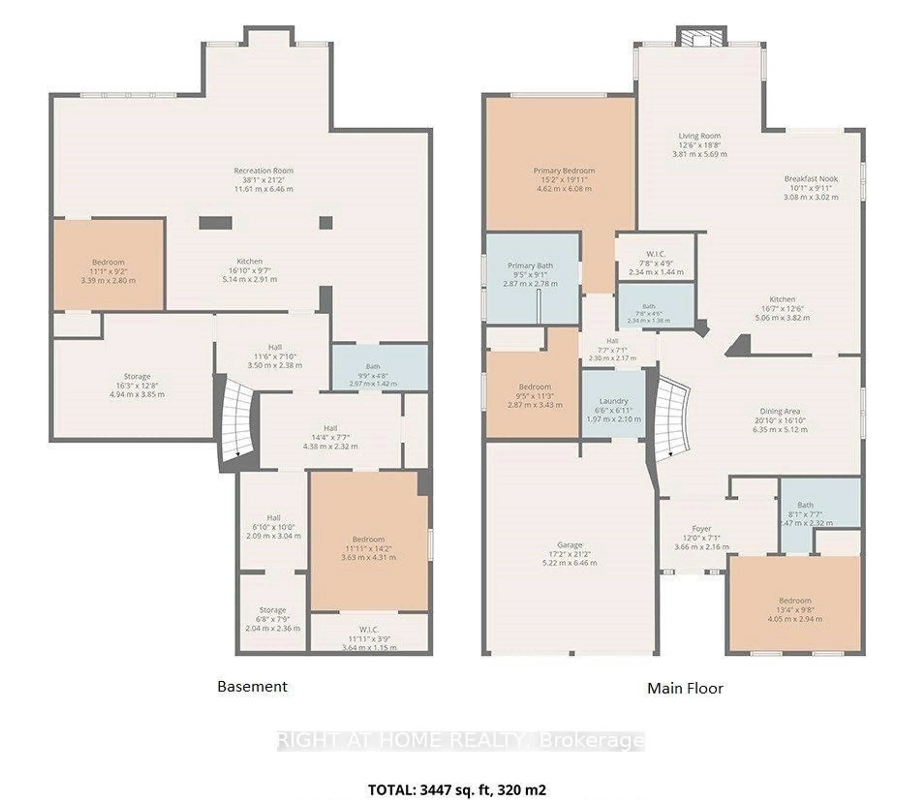 Floor plan for 74 Royal Park Blvd, Barrie Ontario L4N 6M7