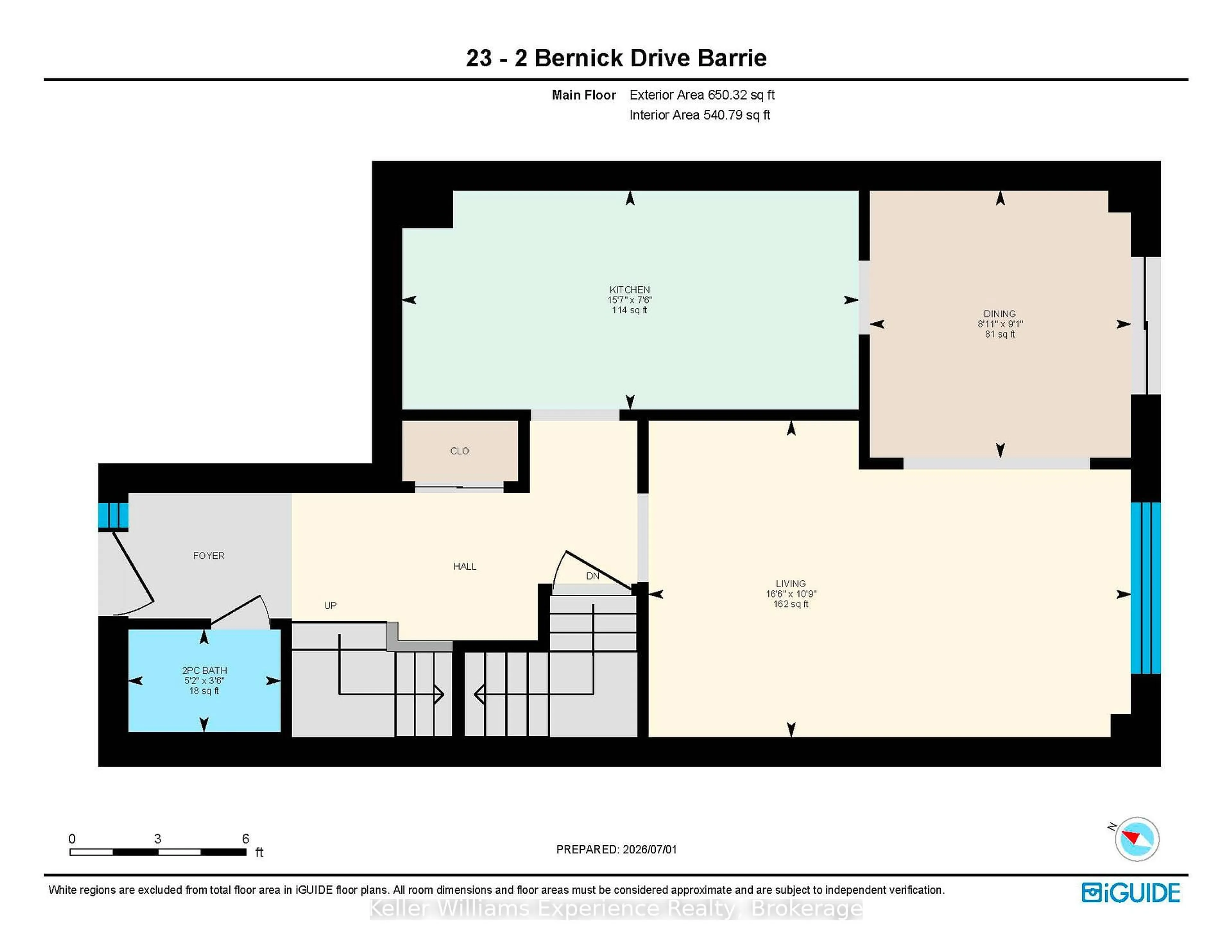 Floor plan for 2 Bernick Dr #23, Barrie Ontario L4M 5K4