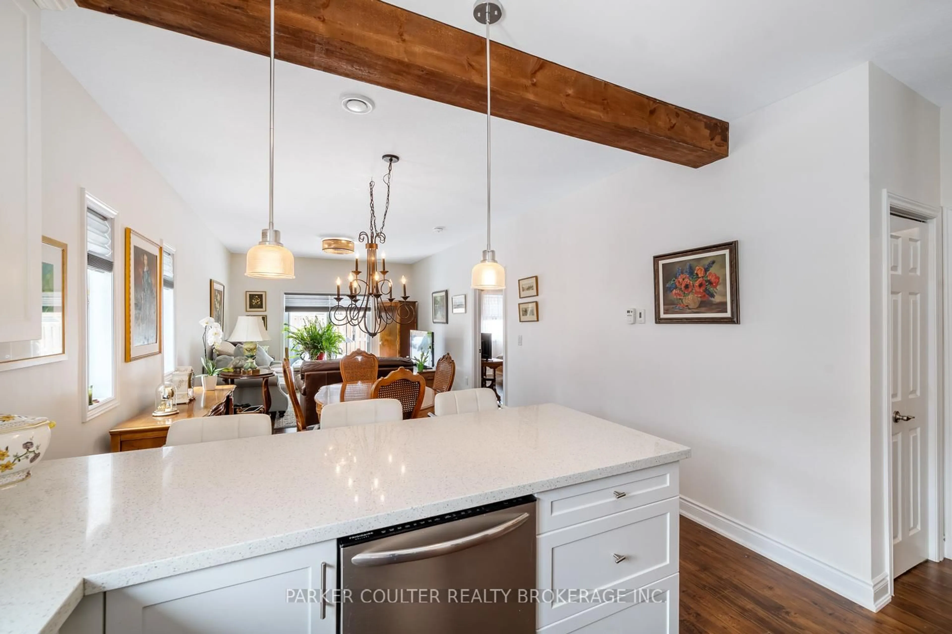 Open concept kitchen, unknown for 175 Lucy Lane, Orillia Ontario L3V 0G3