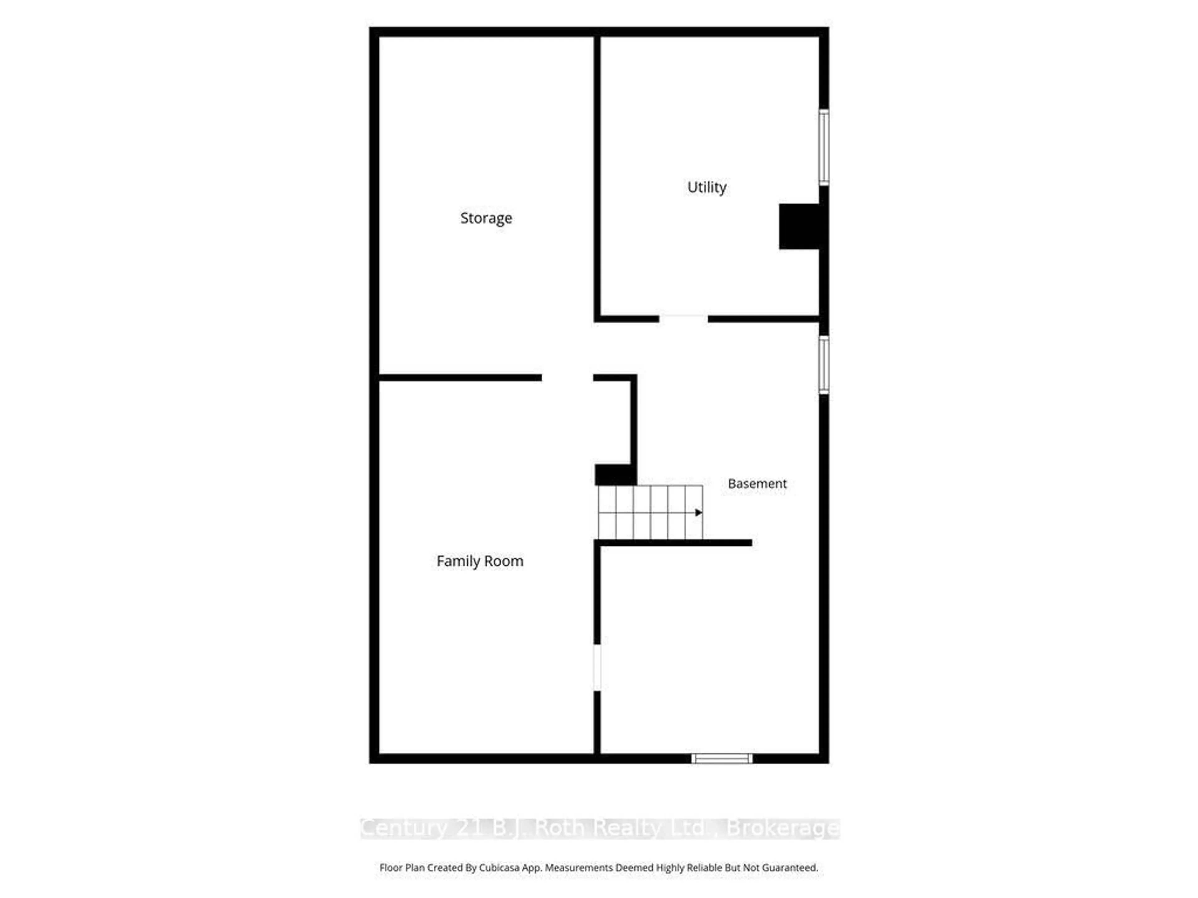 Floor plan for 449 Irwin St, Midland Ontario L4R 2V6