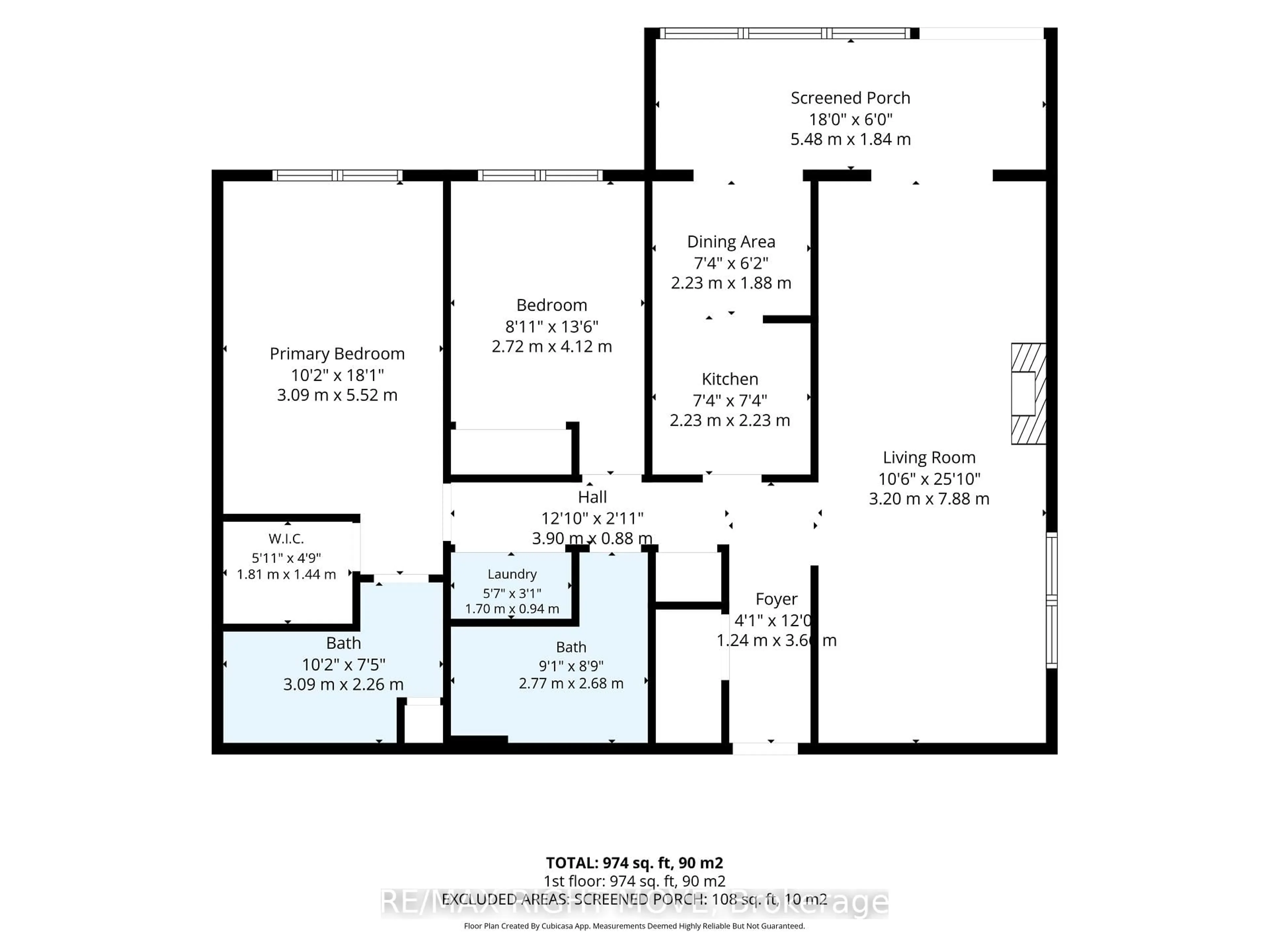 Floor plan for 54 Fittons Rd #306, Orillia Ontario L3V 3T9