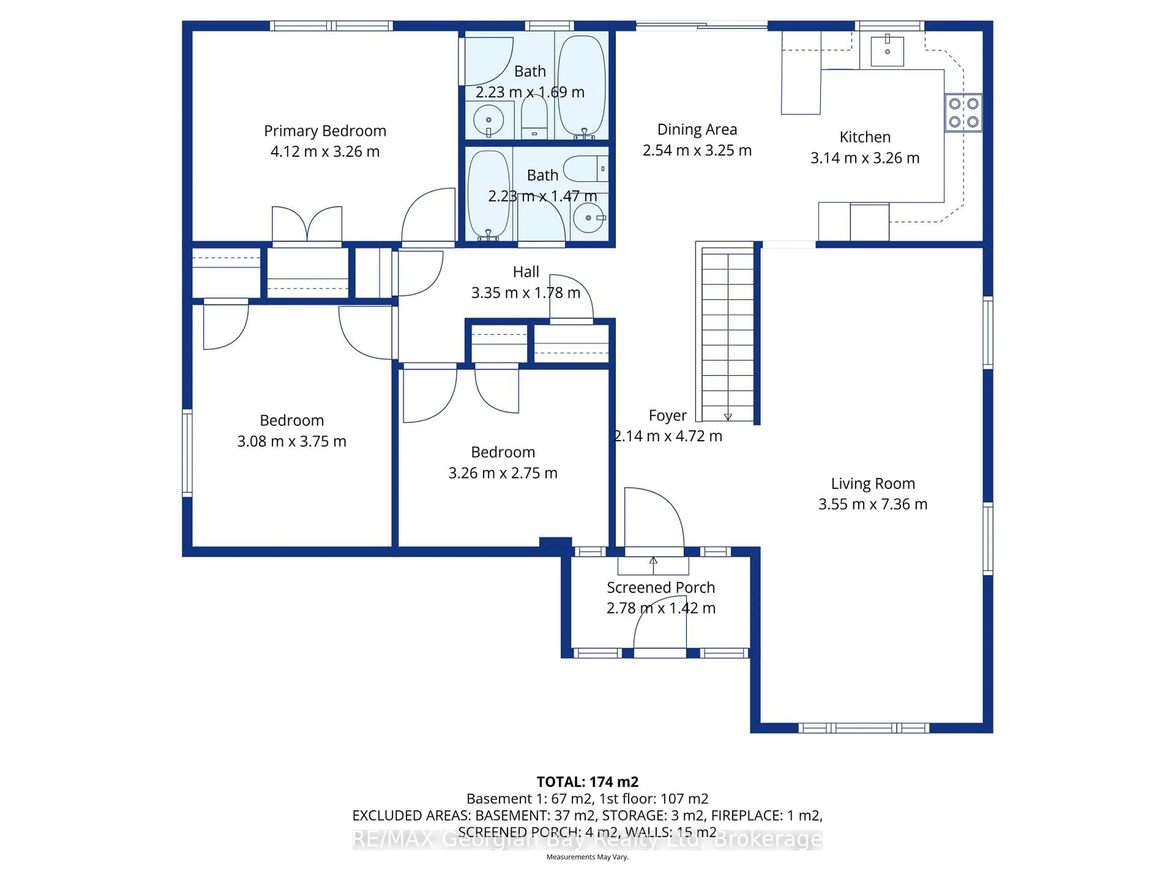Floor plan for 1032 Dominion Ave, Midland Ontario L4R 1S9