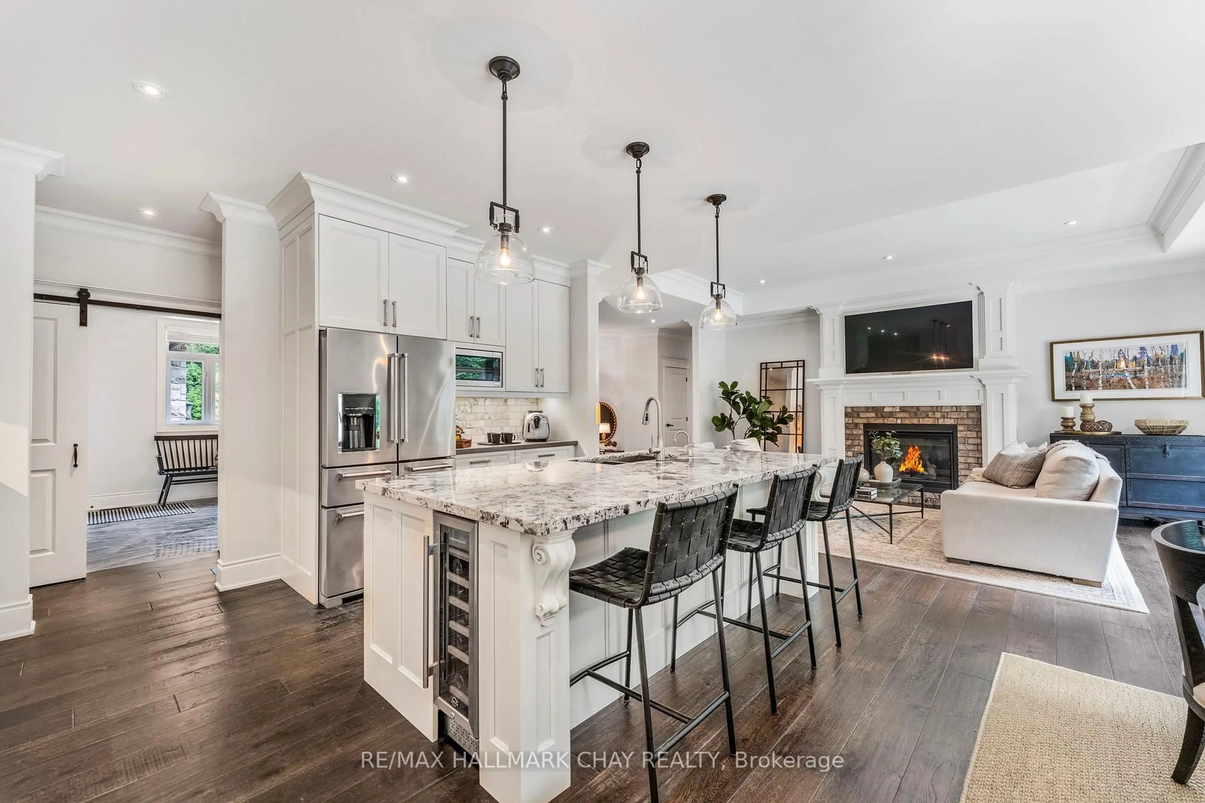 Open concept kitchen, unknown for 30 Black Creek Tr, Springwater Ontario L0L 1Y3