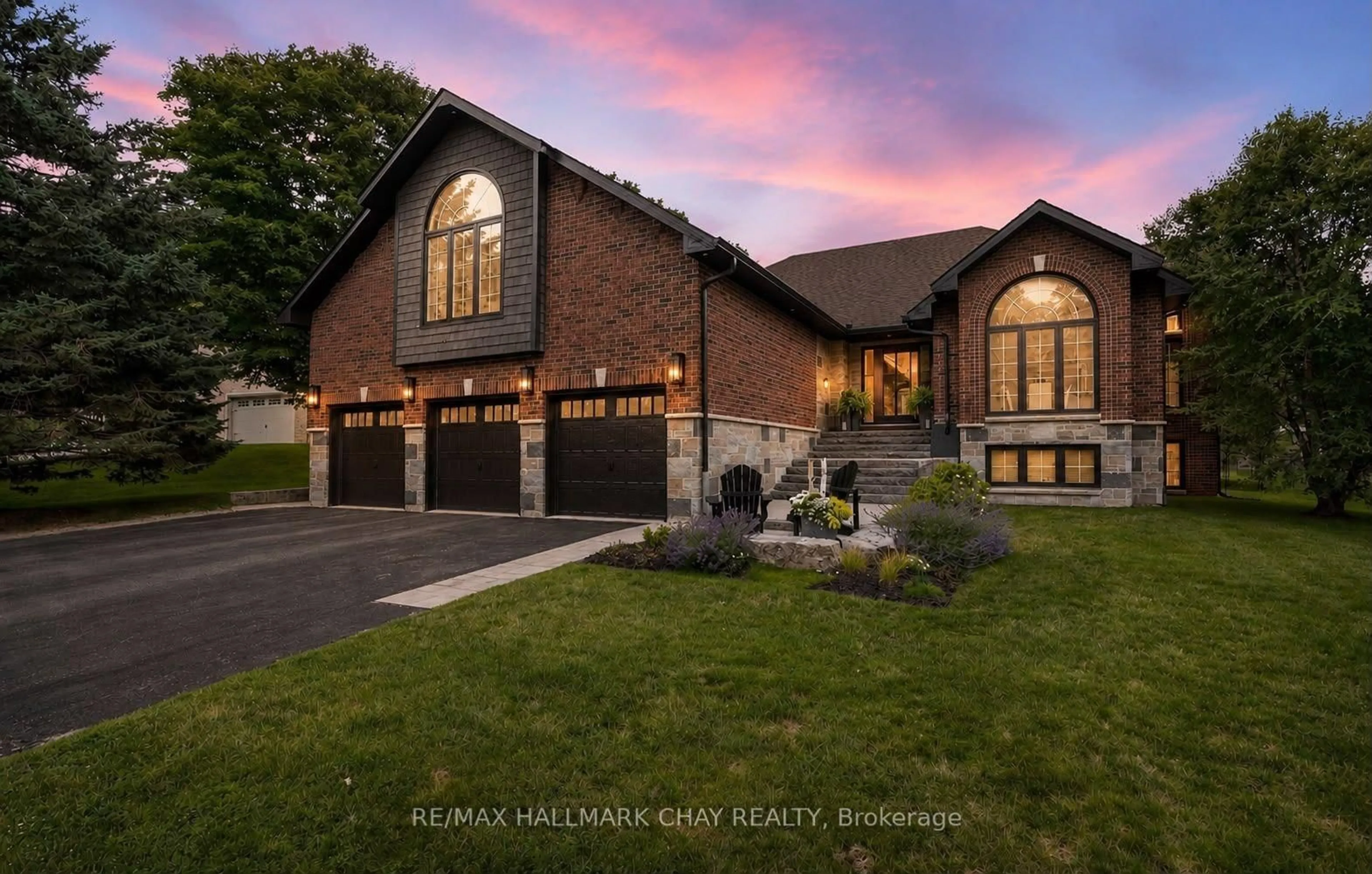 Home with brick exterior material, street for 32 Forest Hill Dr, Springwater Ontario L0L 1X0