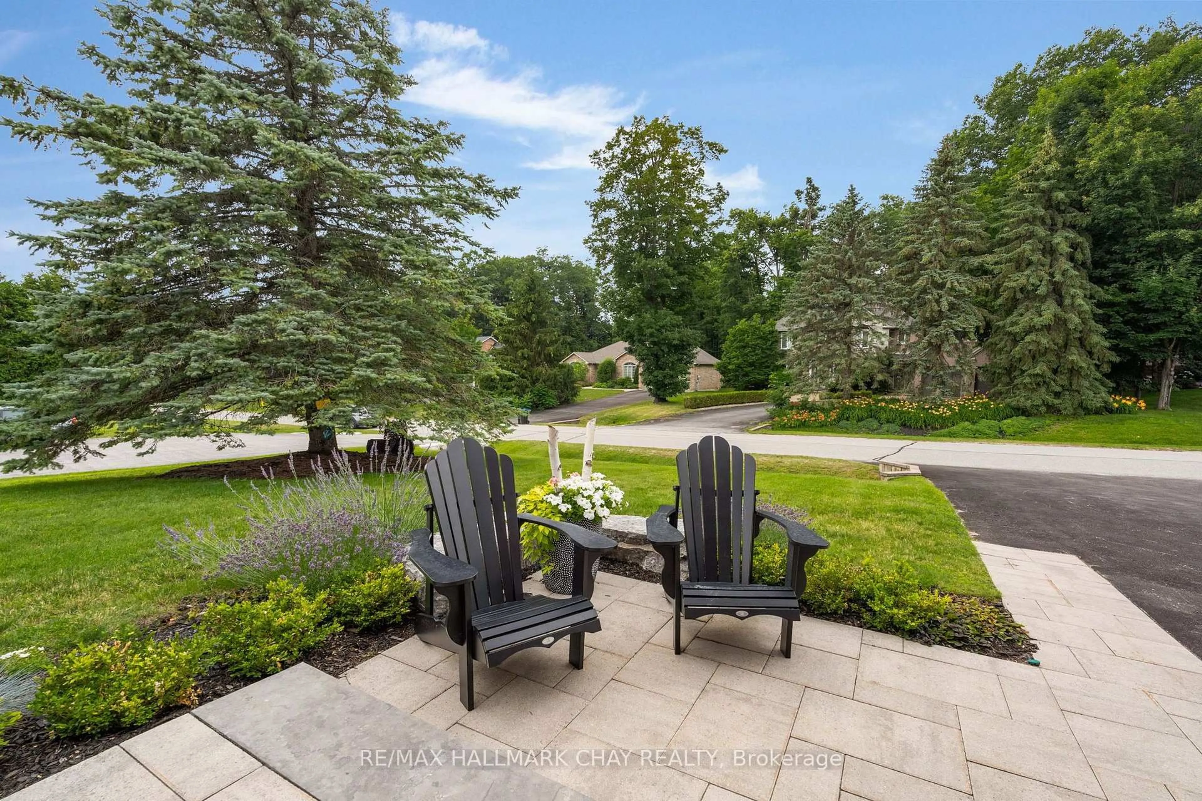Patio, water/lake/river/ocean view for 32 Forest Hill Dr, Springwater Ontario L0L 1X0