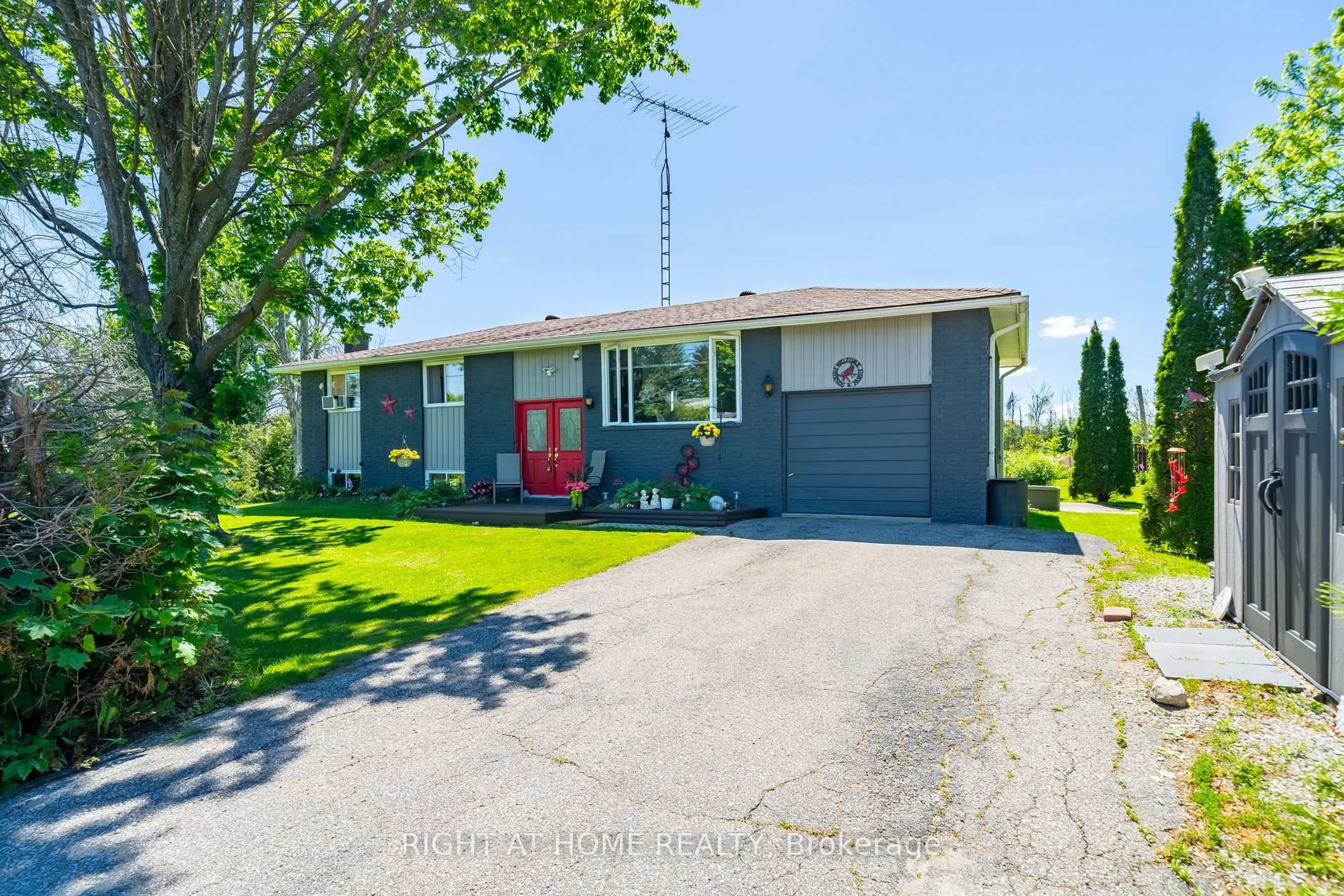 A pic from outside/outdoor area/front of a property/back of a property/a pic from drone, street for 4654 Mcneil St, Ramara Ontario L3V 0M9