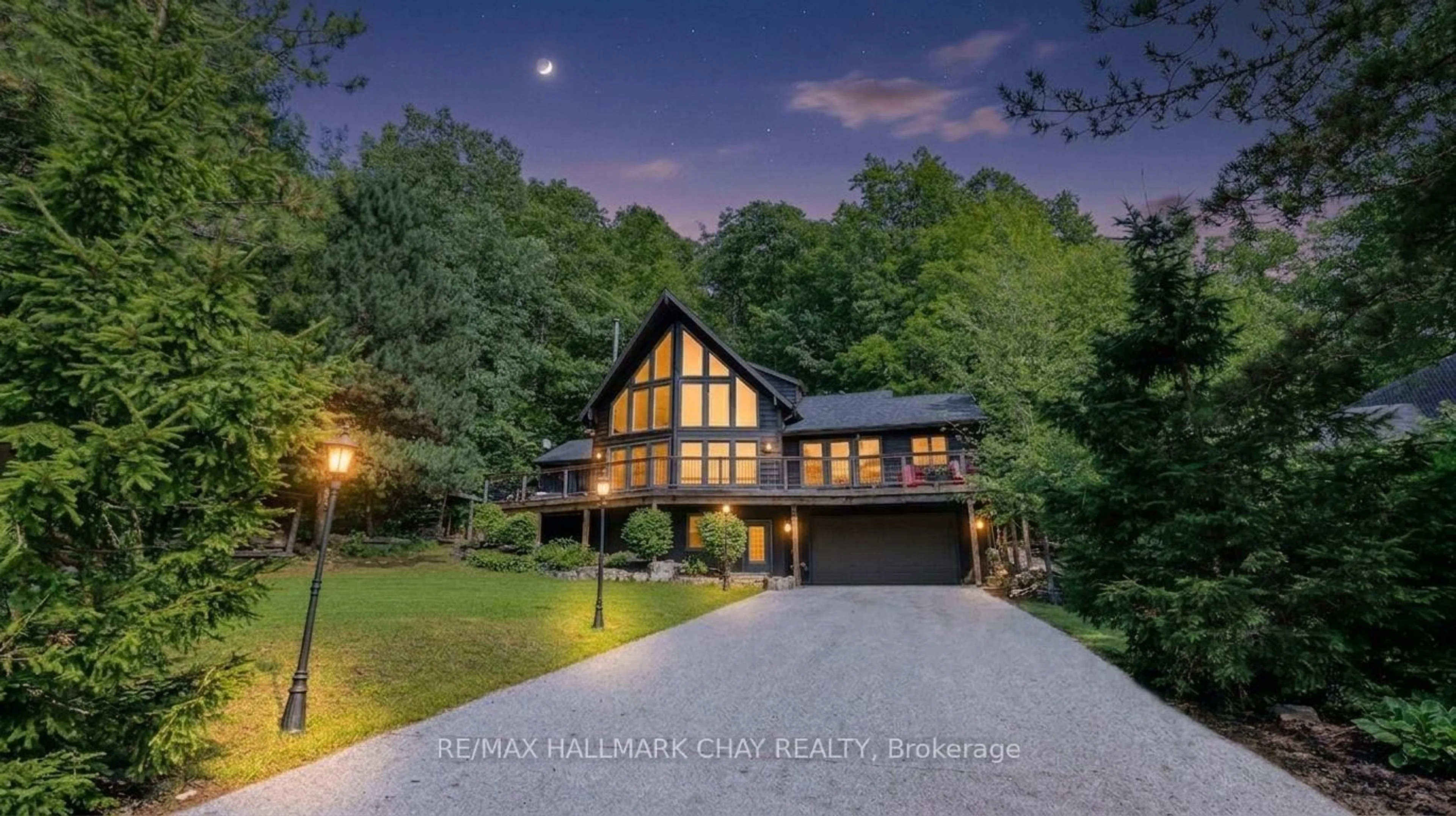 Home with brick exterior material, water/lake/river/ocean view for 46 Pine Ridge Tr, Oro-Medonte Ontario L4M 4Y8