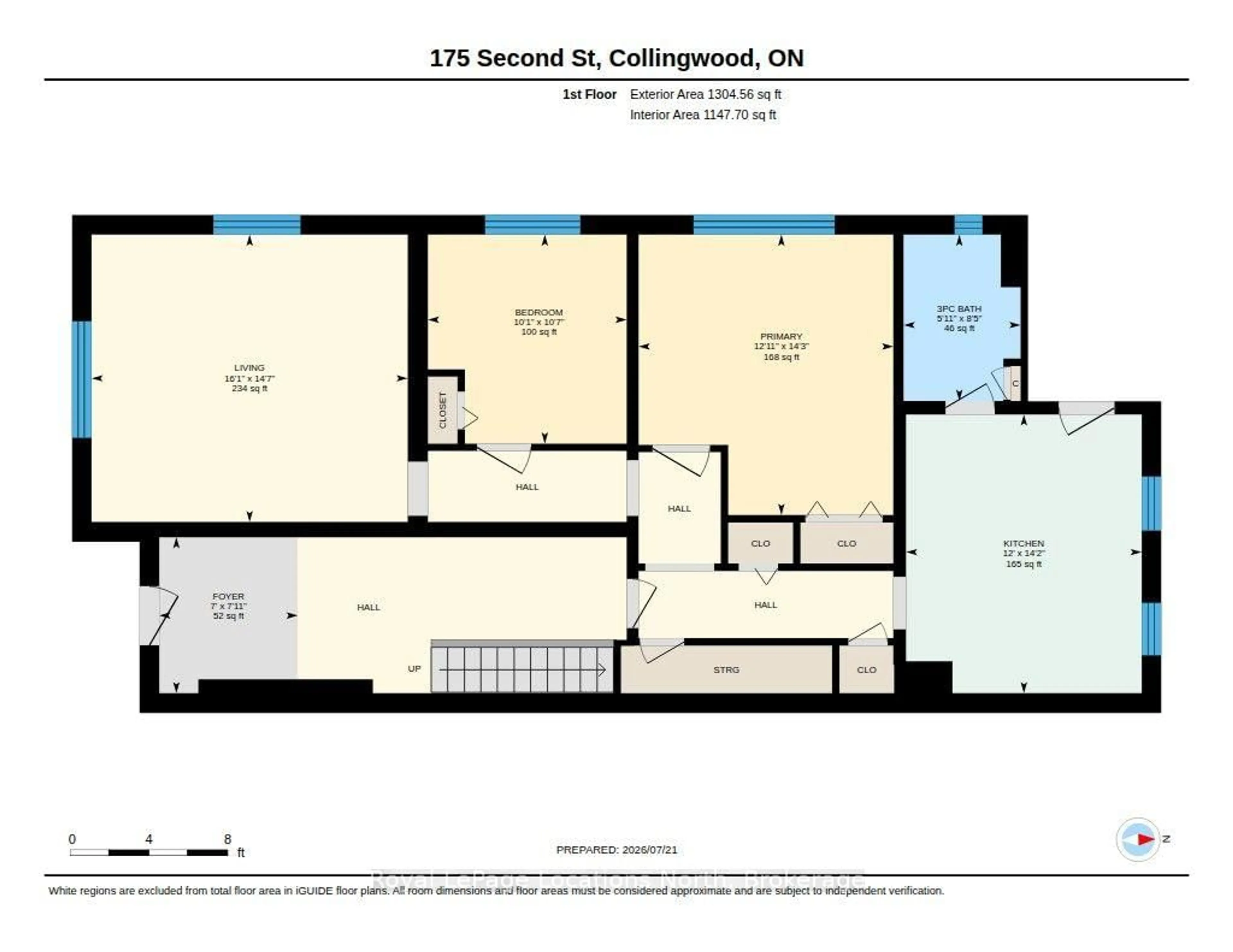 Floor plan for 175 Second St, Collingwood Ontario L9Y 1E9